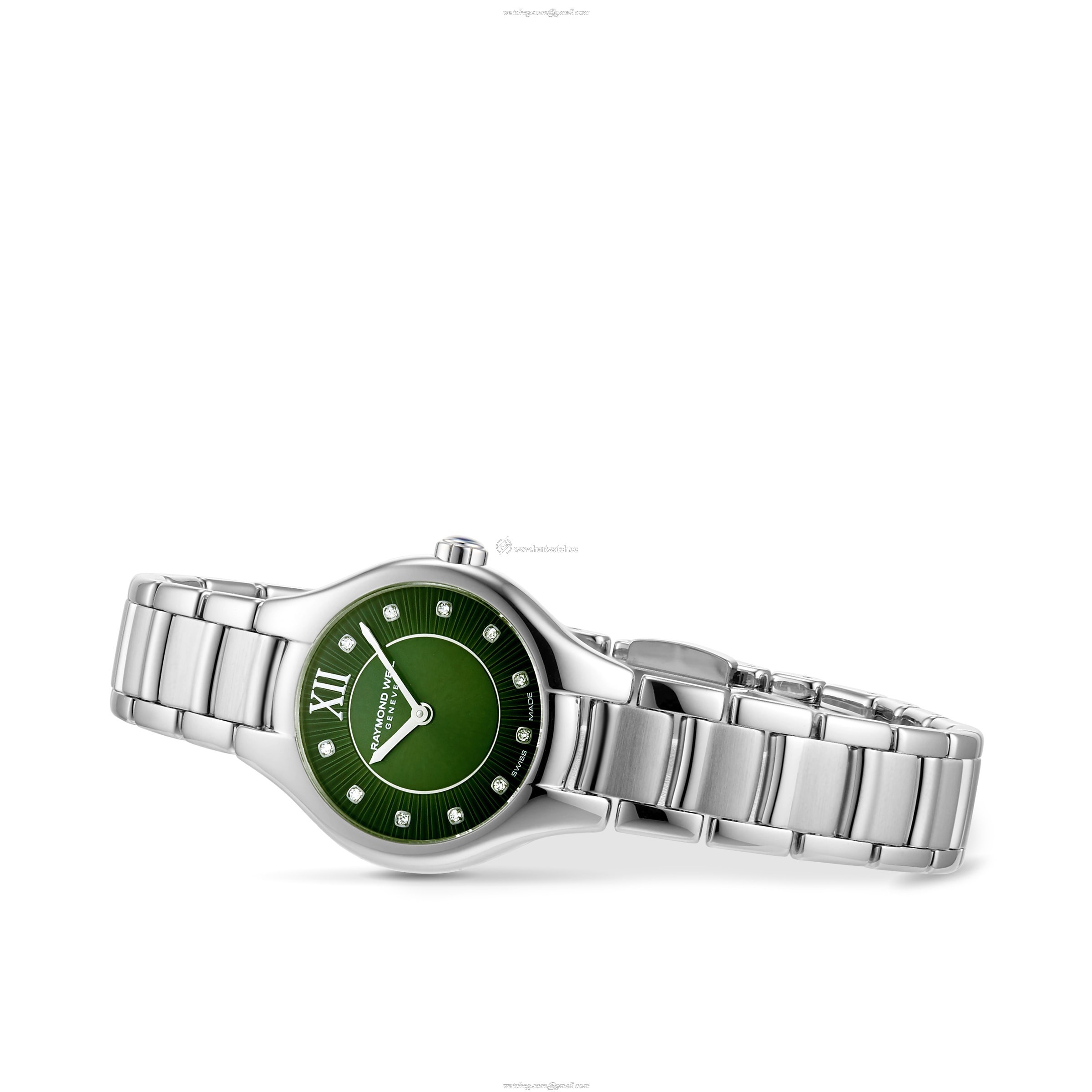Raymond Weil Noemia Automatic Green Dial Watch - 24mm Stainless Steel - Image 2