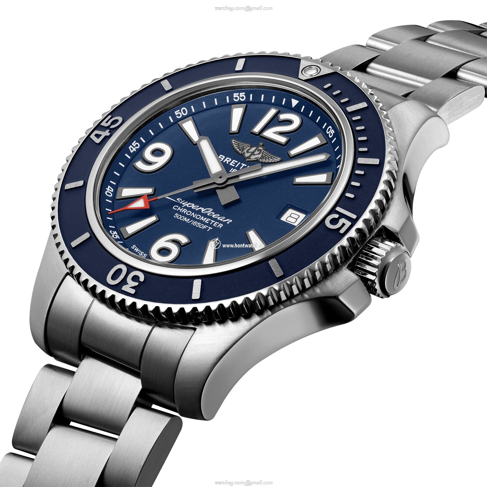 Breitling Superocean Automatic 42mm Blue Dial - Stainless Steel Watch - Image 2
