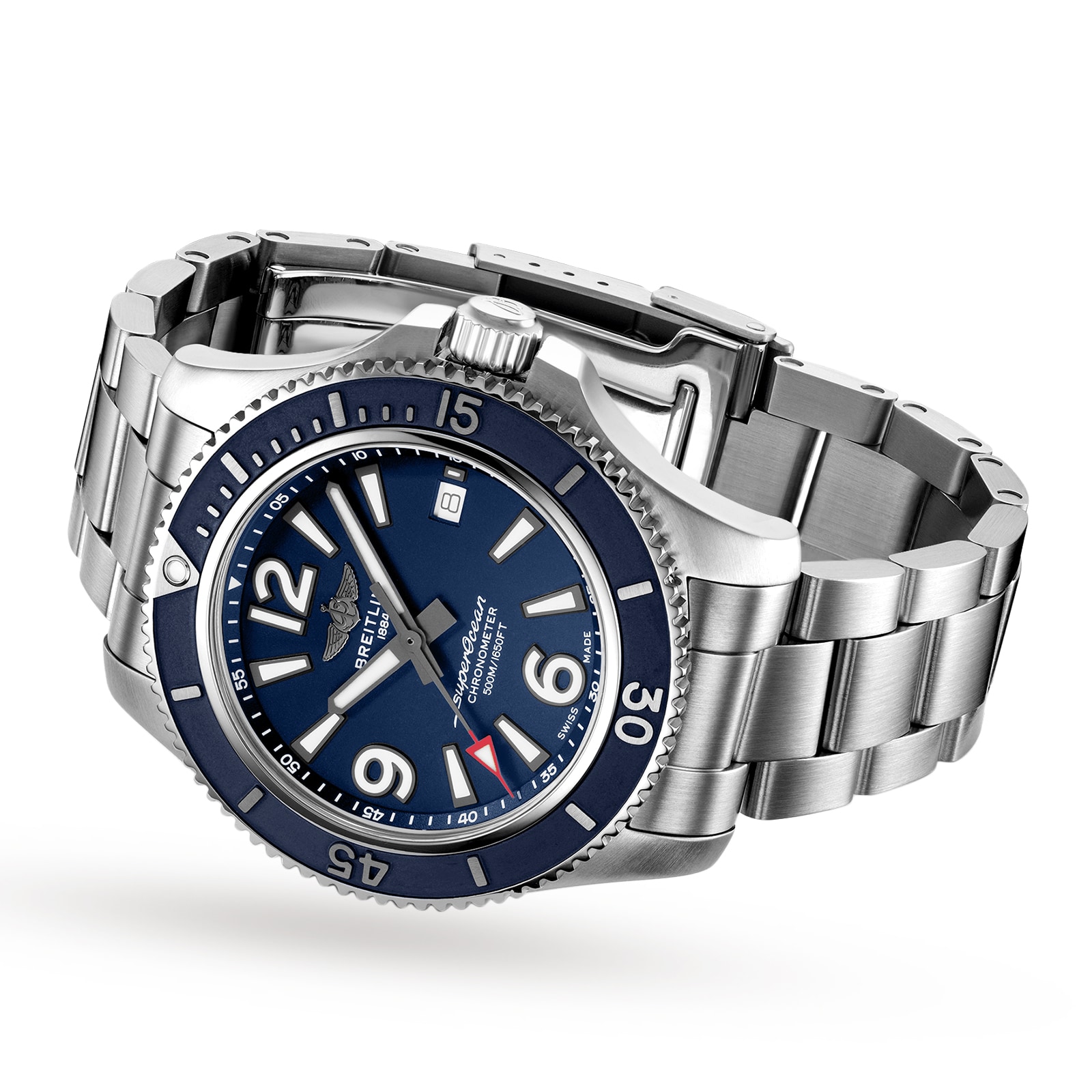 Breitling Superocean Automatic 42mm Blue Dial - Stainless Steel Watch - Image 3