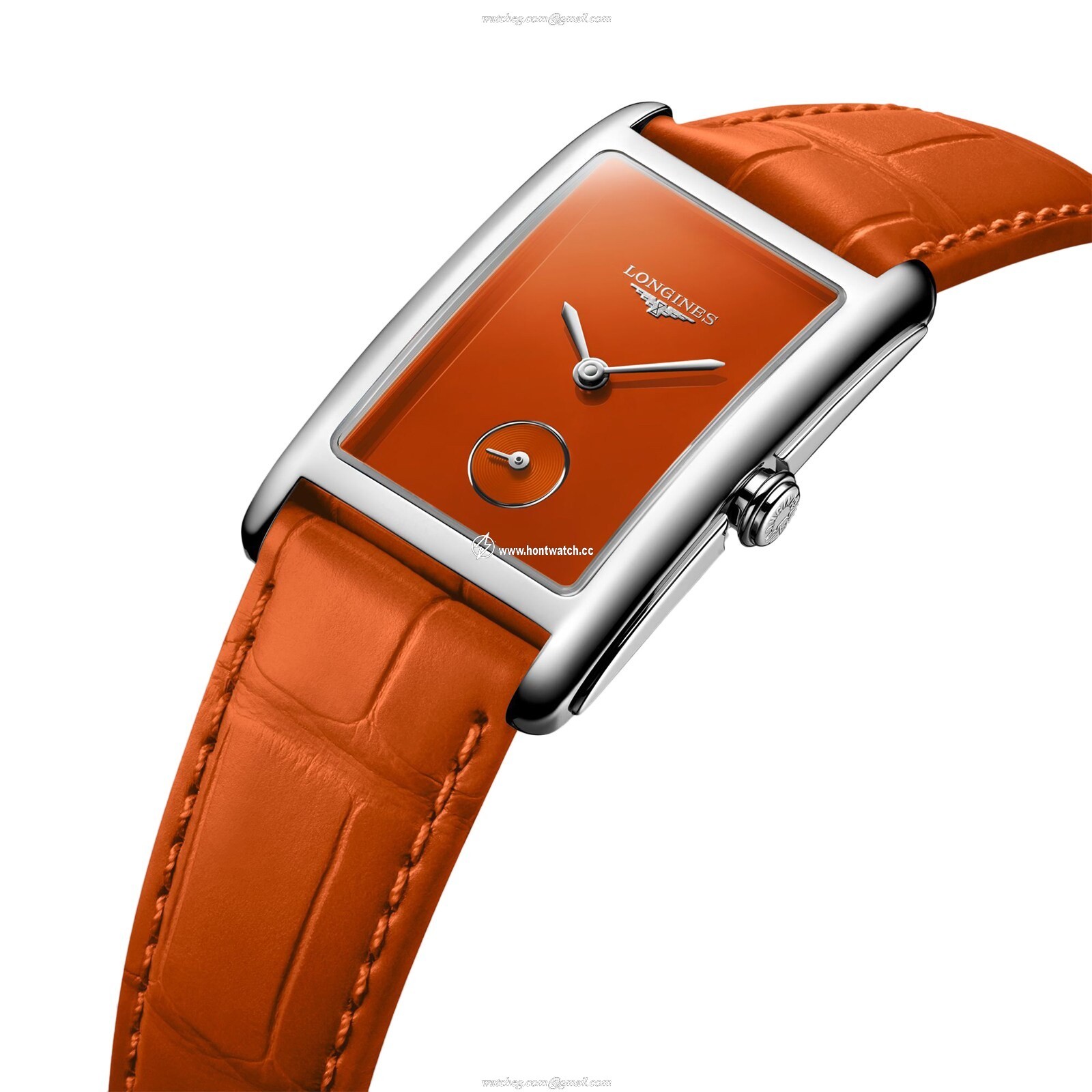 Longines Dolce Vita L55124922 | 37mm Stainless Steel | Orange Dial Quartz Watch - Image 2
