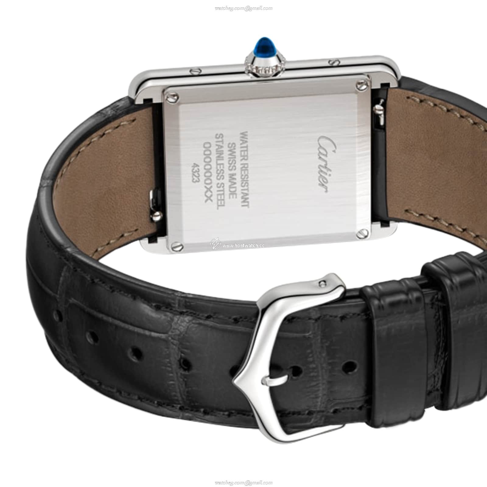Cartier Tank Must WSTA0072 | Steel Quartz Black Dial | 26mm Watch - Image 2