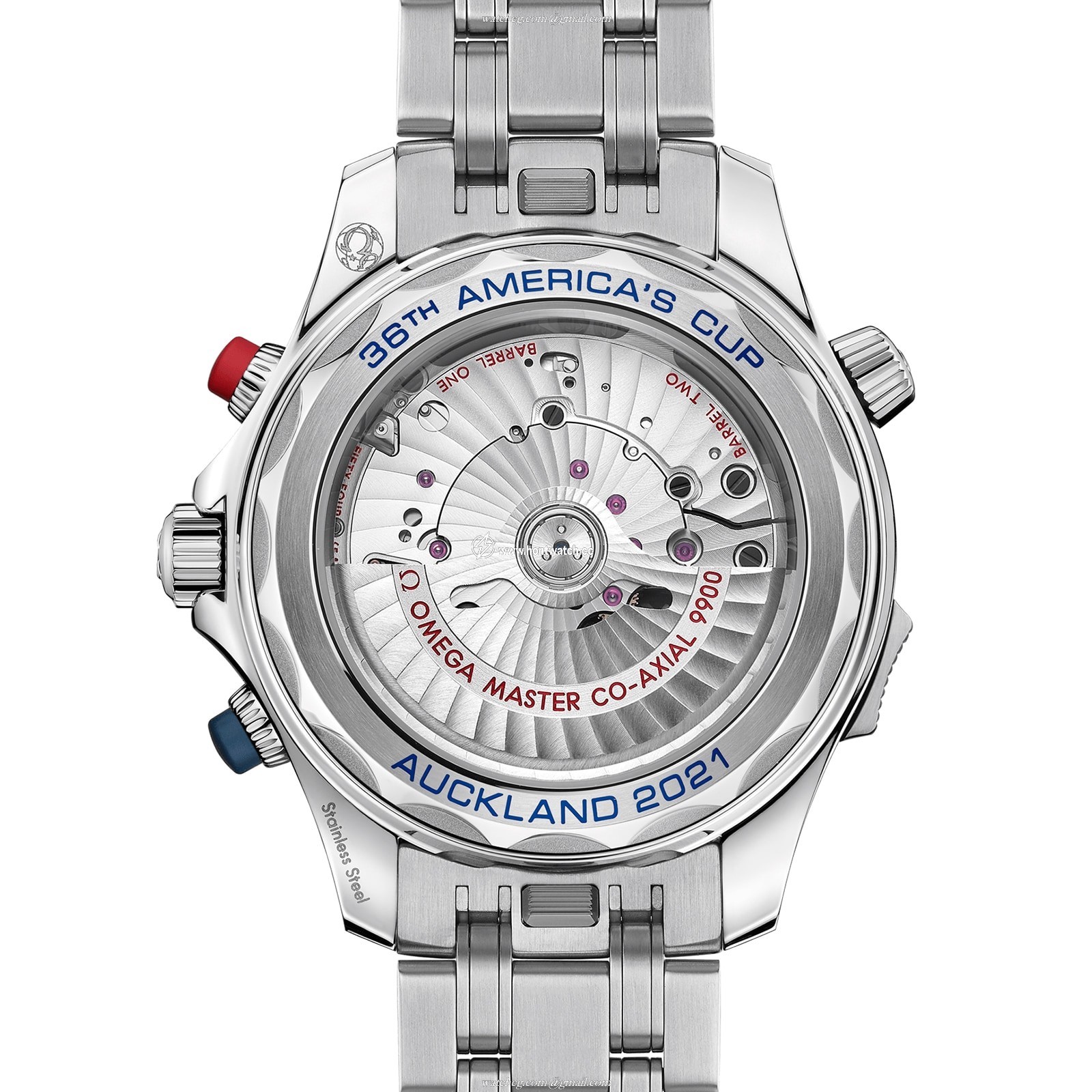 Omega Seamaster Diver 300M 44mm Automatic Blue Dial Stainless Steel Watch - Image 2