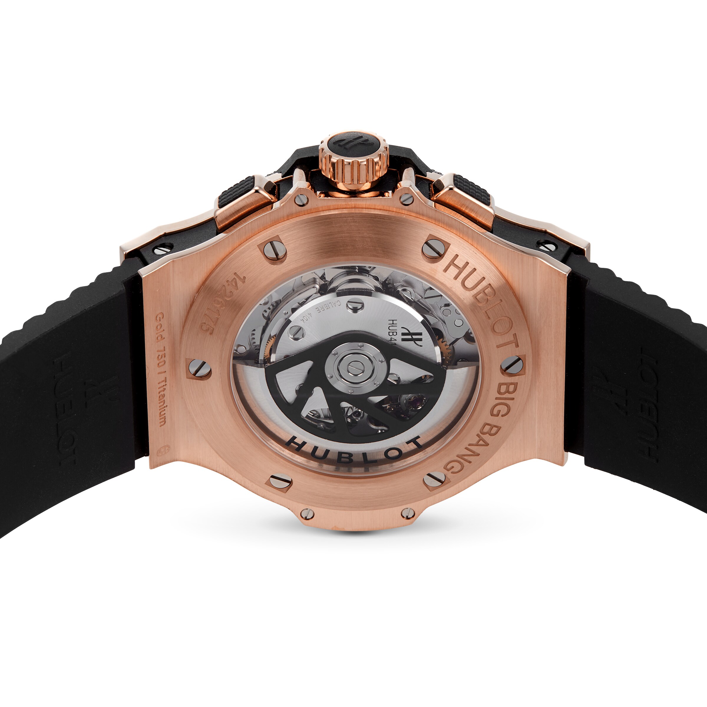 Hublot Big Bang 44mm Ceramic Automatic Chronograph - Black Dial Rubber Strap - Image 4