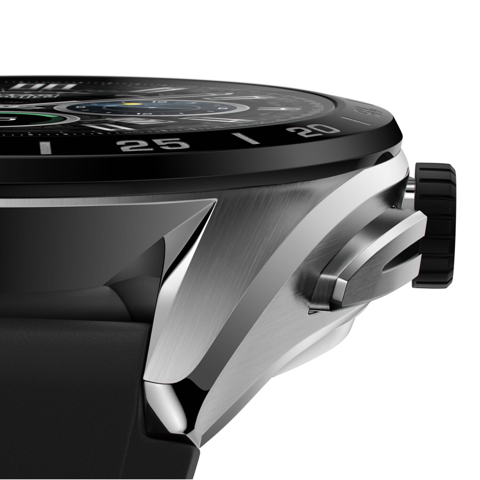 TAG Heuer Connected Smart Watch - 45mm Stainless Steel - Black Dial - Image 4