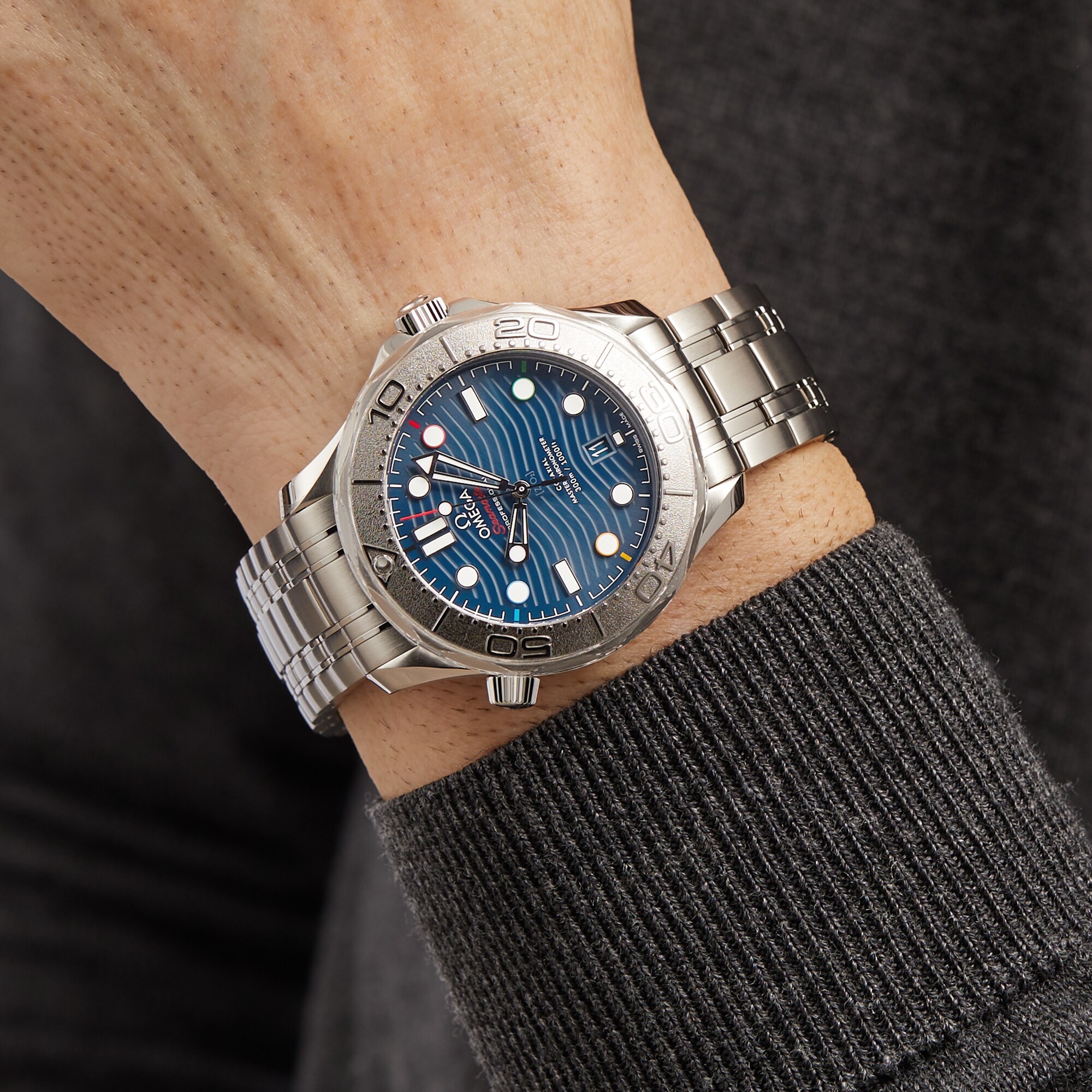 Omega Seamaster Diver 300M 42mm Blue Automatic Watch | Stainless Steel - Image 4