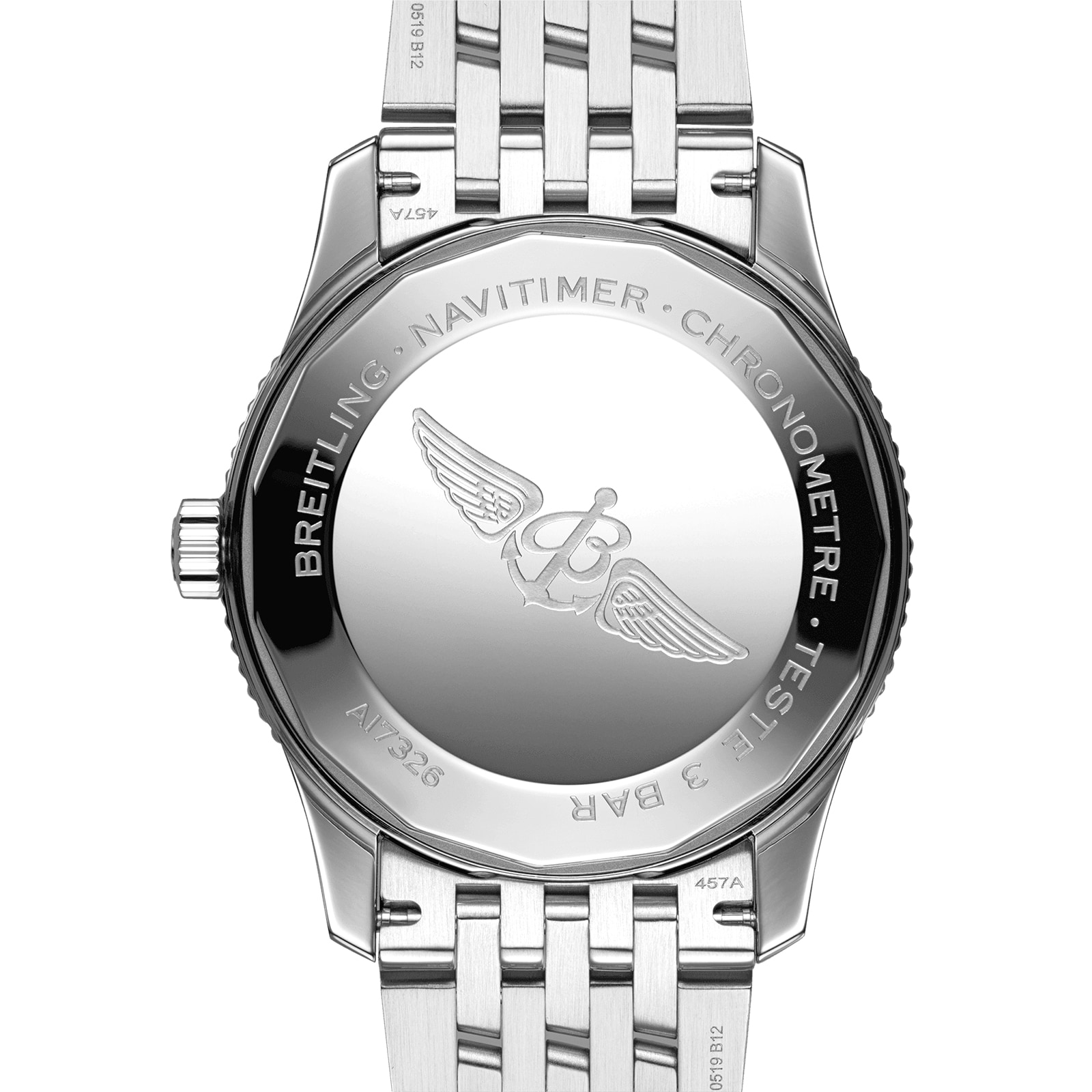 Breitling Navitimer 41 Automatic White Dial - Stainless Steel Replica Watch - Image 4