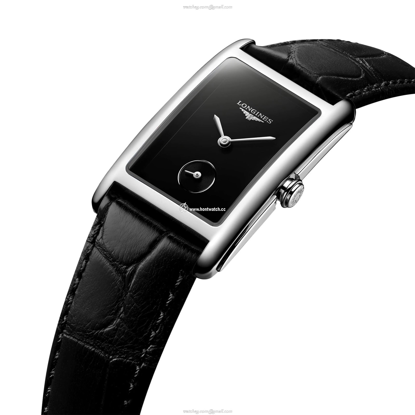 Longines Dolce Vita L55124502 | 37mm Stainless Steel Quartz Watch - Black Dial - Image 2