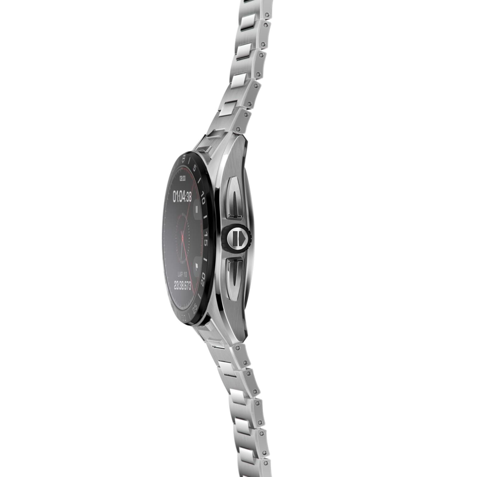 TAG Heuer Connected Smartwatch - 45mm Stainless Steel - Black Dial - Image 4