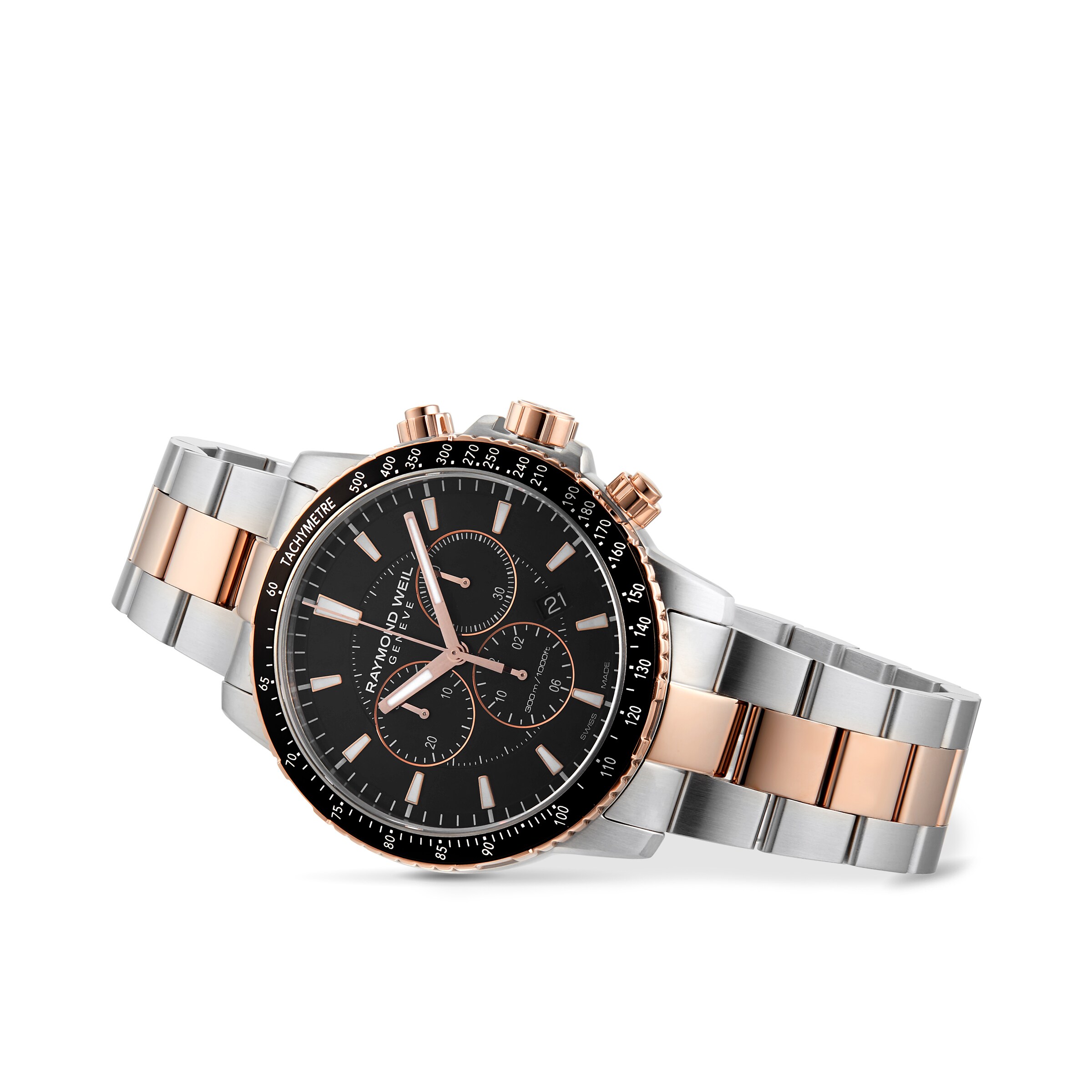 Raymond Weil Tango 8570-SP5-20001 | Black Dial | 44mm Stainless Steel - Image 3