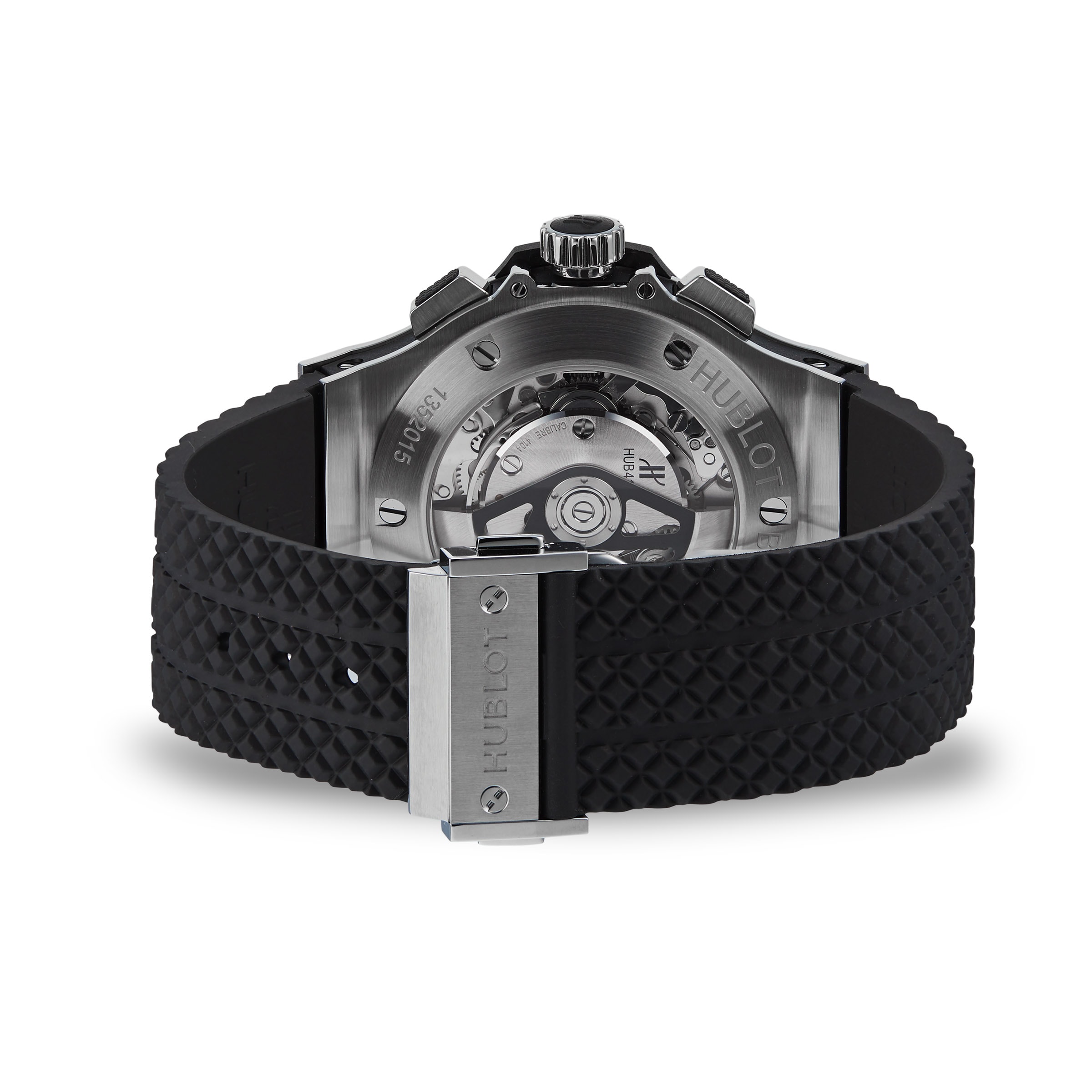 Hublot Big Bang 44mm Automatic Chronograph - Black Dial Stainless Steel Watch - Image 3