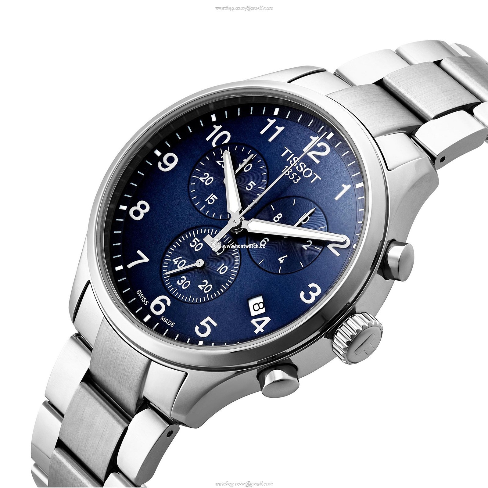 Tissot T-Sport Chrono XL Blue Dial | 45mm Stainless Steel | Quartz Watch - Image 2