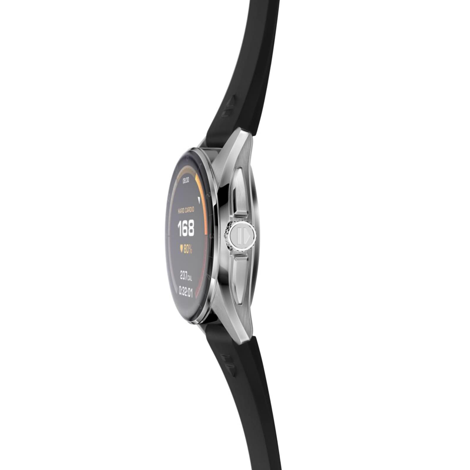 TAG Heuer Connected Smartwatch - 42mm Stainless Steel - Black Dial - Image 3
