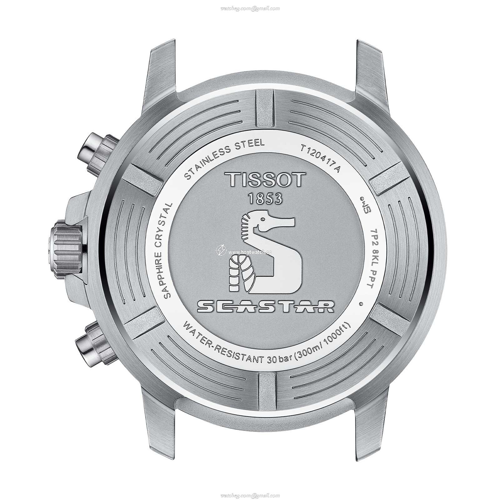 Tissot T-Sport Seastar 1000 Chronograph - Grey Dial - 45.5mm Stainless Steel - Image 2