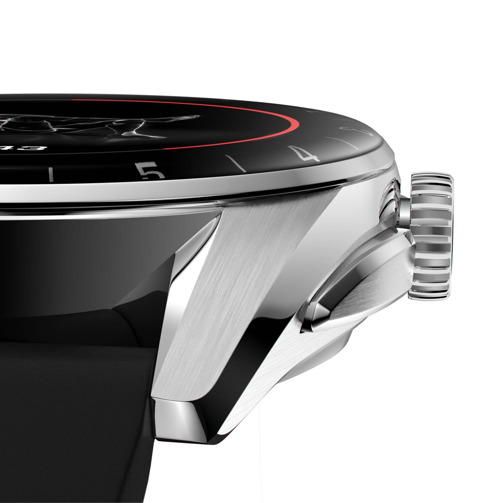 TAG Heuer Connected Smartwatch - 42mm Stainless Steel - Black Dial - Image 4