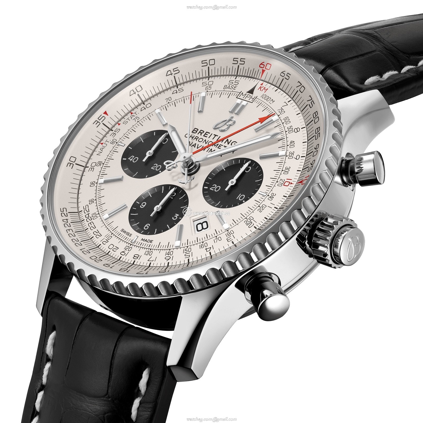 Breitling Navitimer AB0311211G1P1 | 45mm Stainless Steel Automatic Silver Watch - Image 2