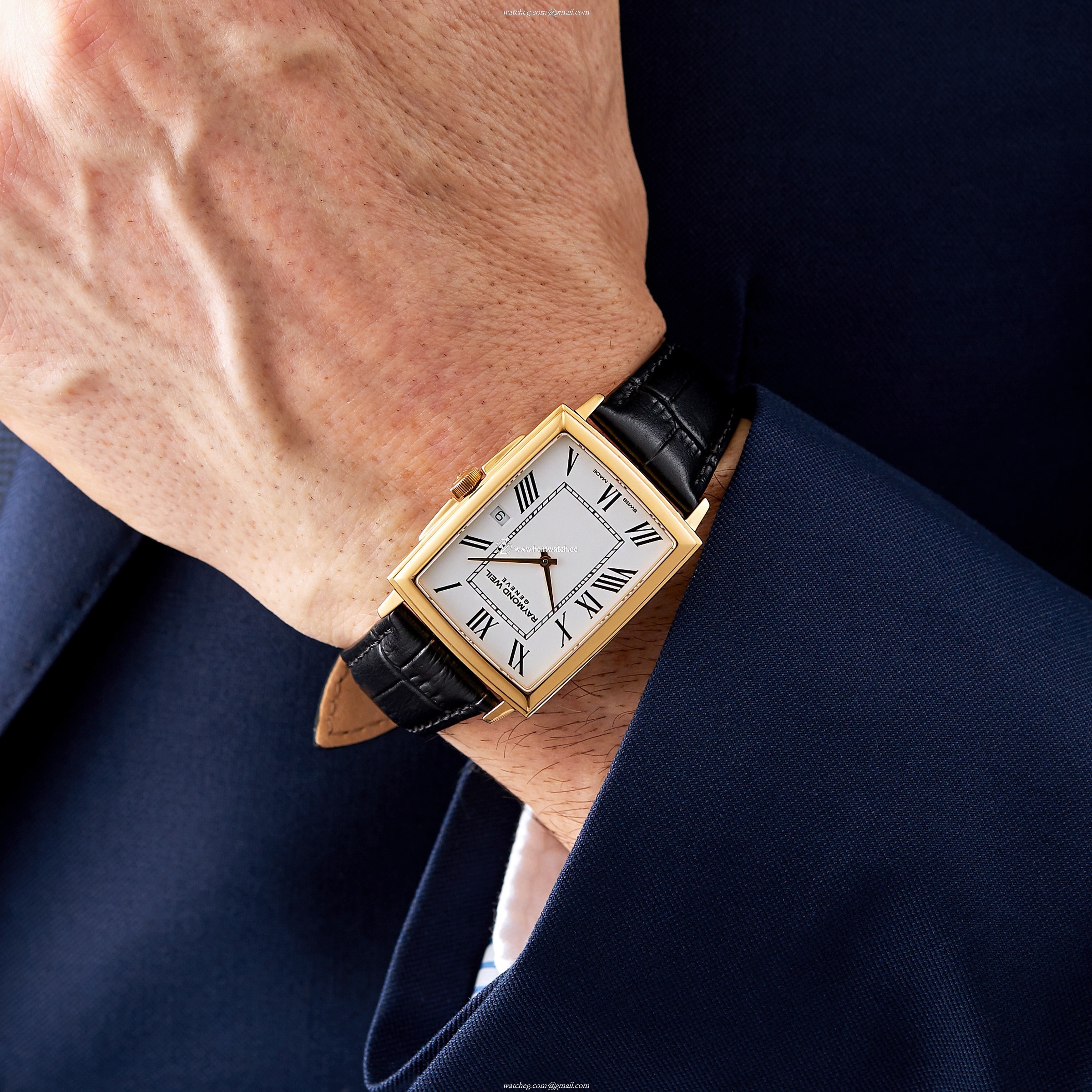 Raymond Weil Toccata 37mm White Dial Quartz Watch - Stainless Steel & Gold - Image 2