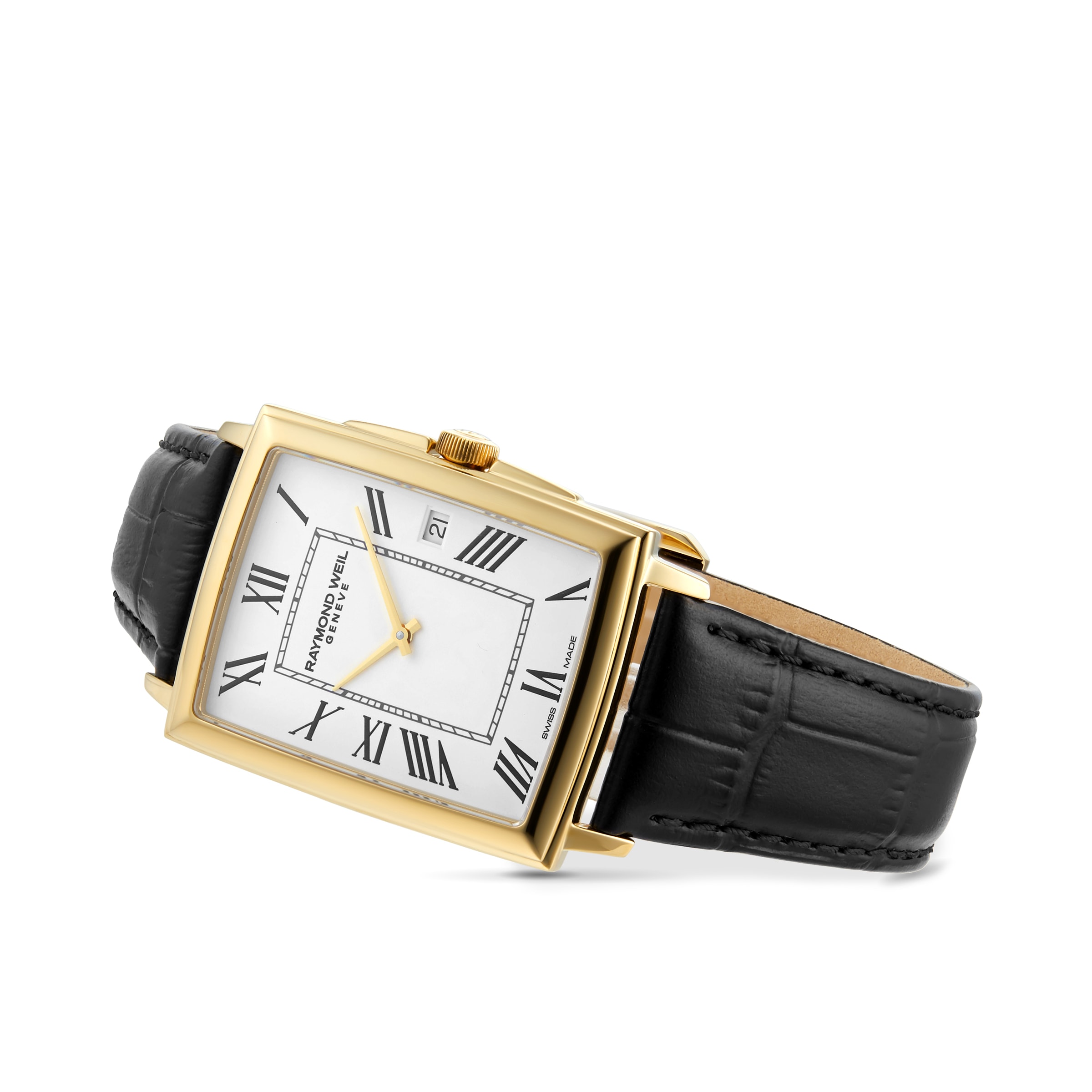 Raymond Weil Toccata 37mm White Dial Quartz Watch - Stainless Steel & Gold - Image 3