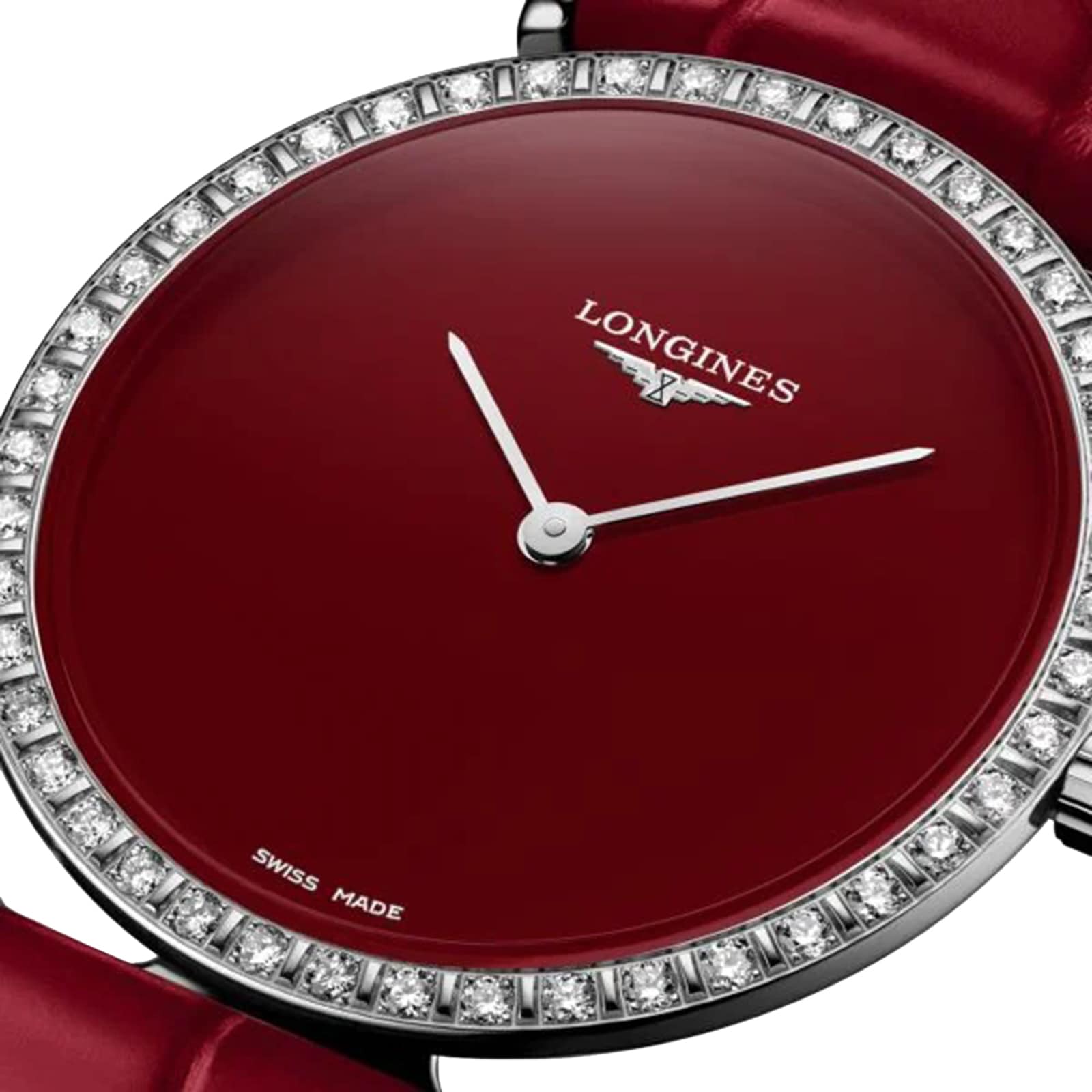 Longines La Grande Classique L45230912 | 29mm Stainless Steel | Red Dial Quartz Watch - Image 3