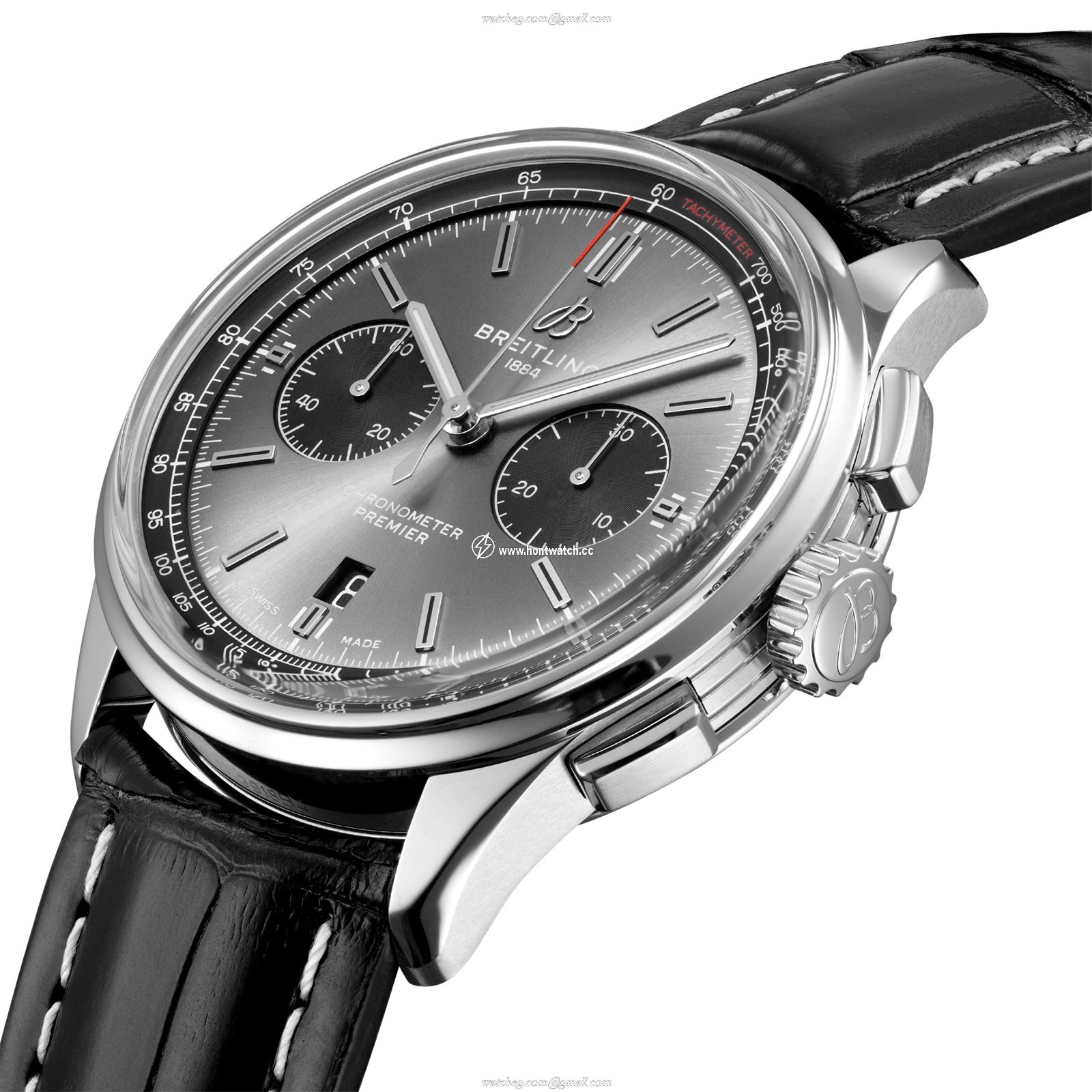 Breitling Premier AB0118221B1P1 | 42mm Grey Automatic Watch | Stainless Steel - Image 2