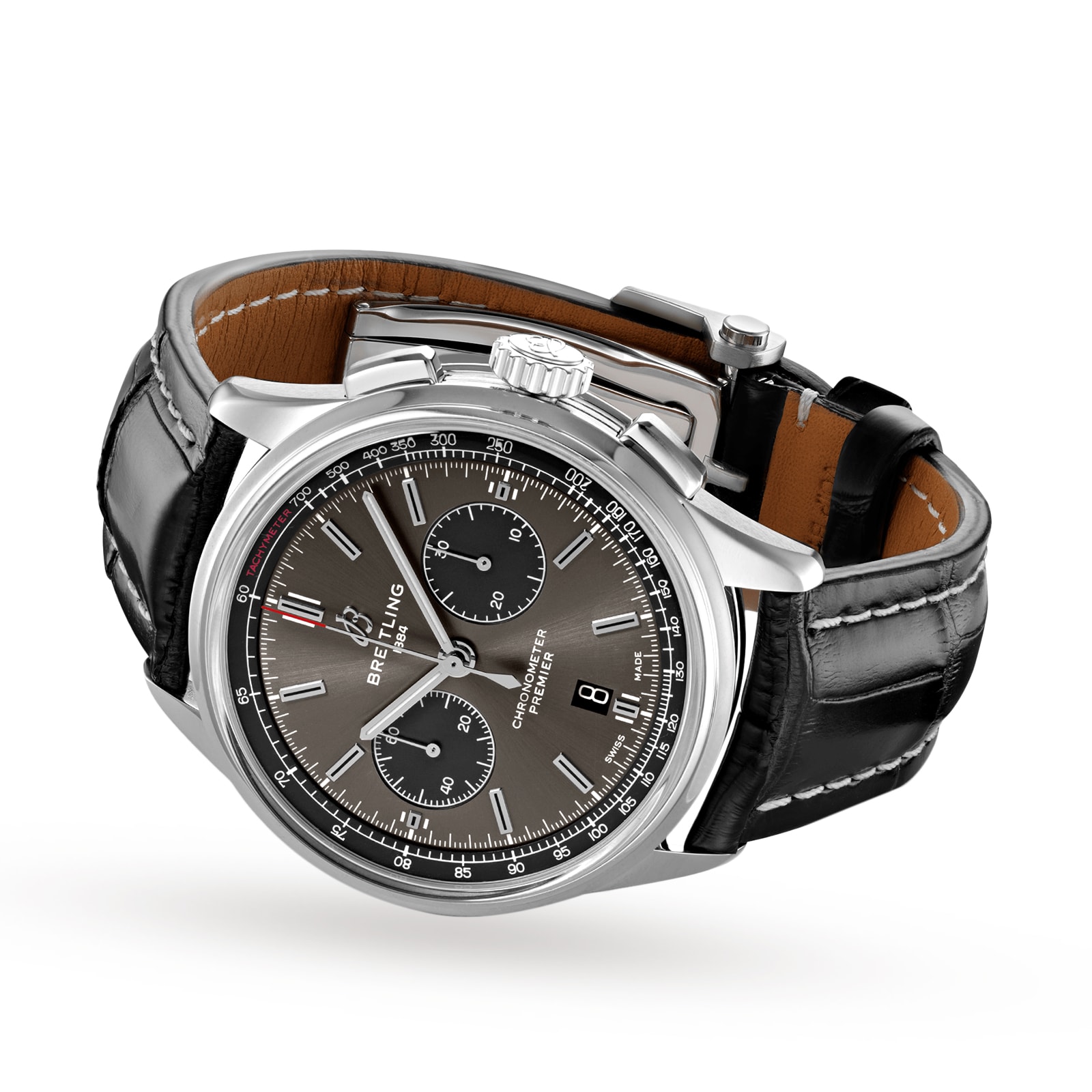 Breitling Premier AB0118221B1P1 | 42mm Grey Automatic Watch | Stainless Steel - Image 3
