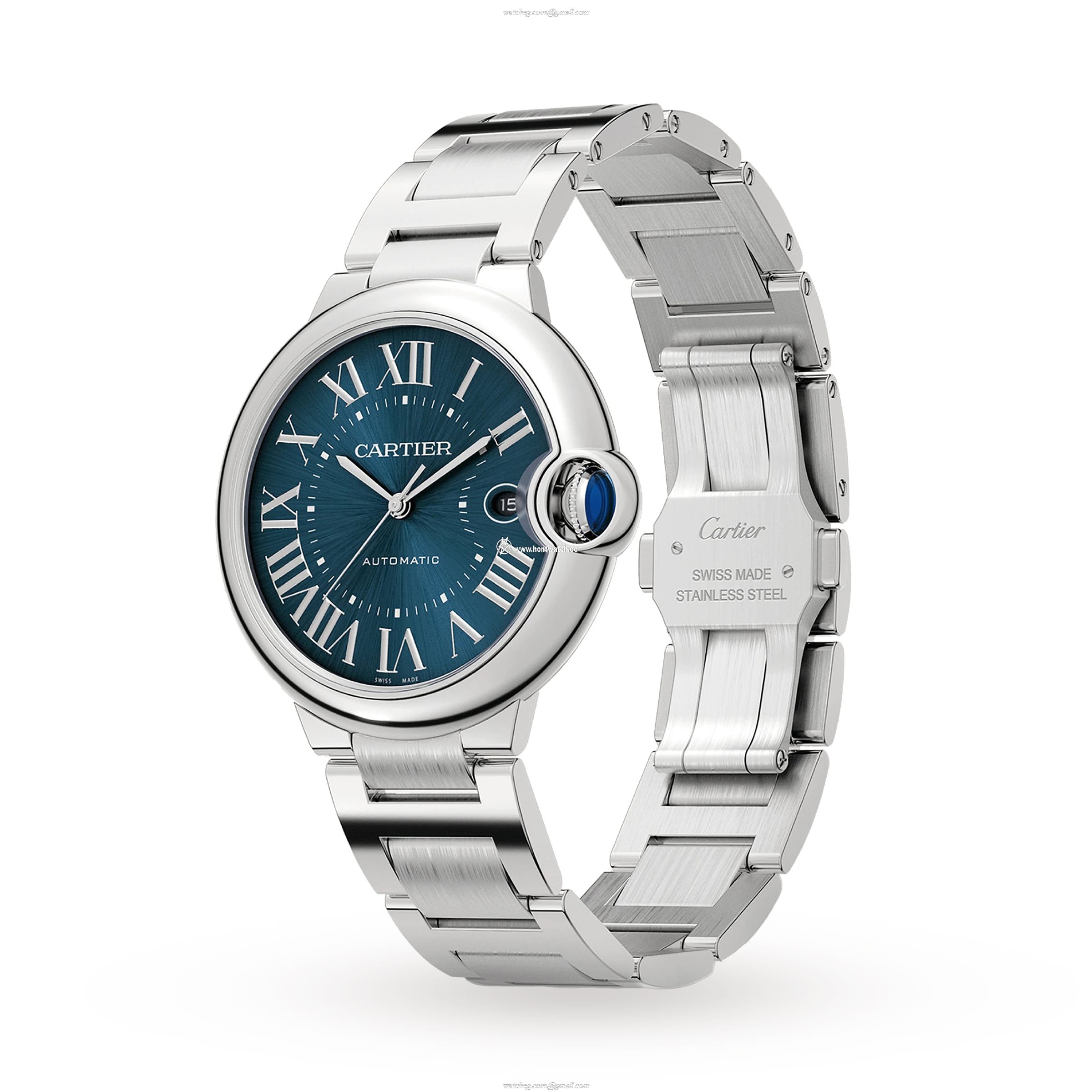 Cartier Ballon Bleu de Cartier WSBB0061 - 40mm Steel Automatic Blue Watch - Image 2
