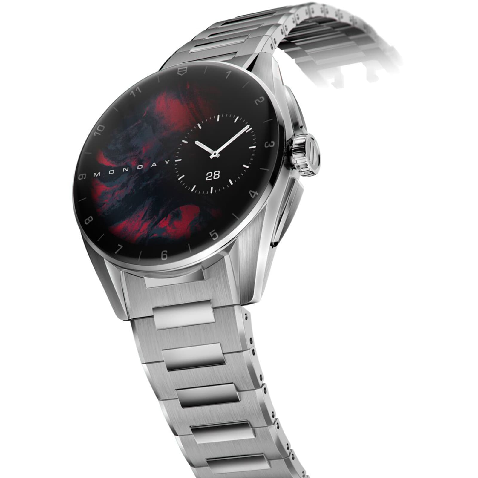 TAG Heuer Connected Smartwatch - 42mm Stainless Steel - Black Dial - Image 3