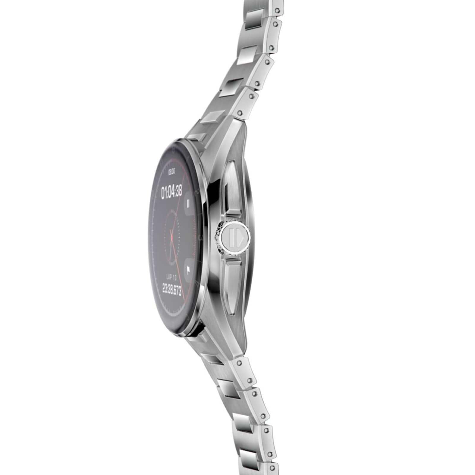TAG Heuer Connected Smartwatch - 42mm Stainless Steel - Black Dial - Image 4