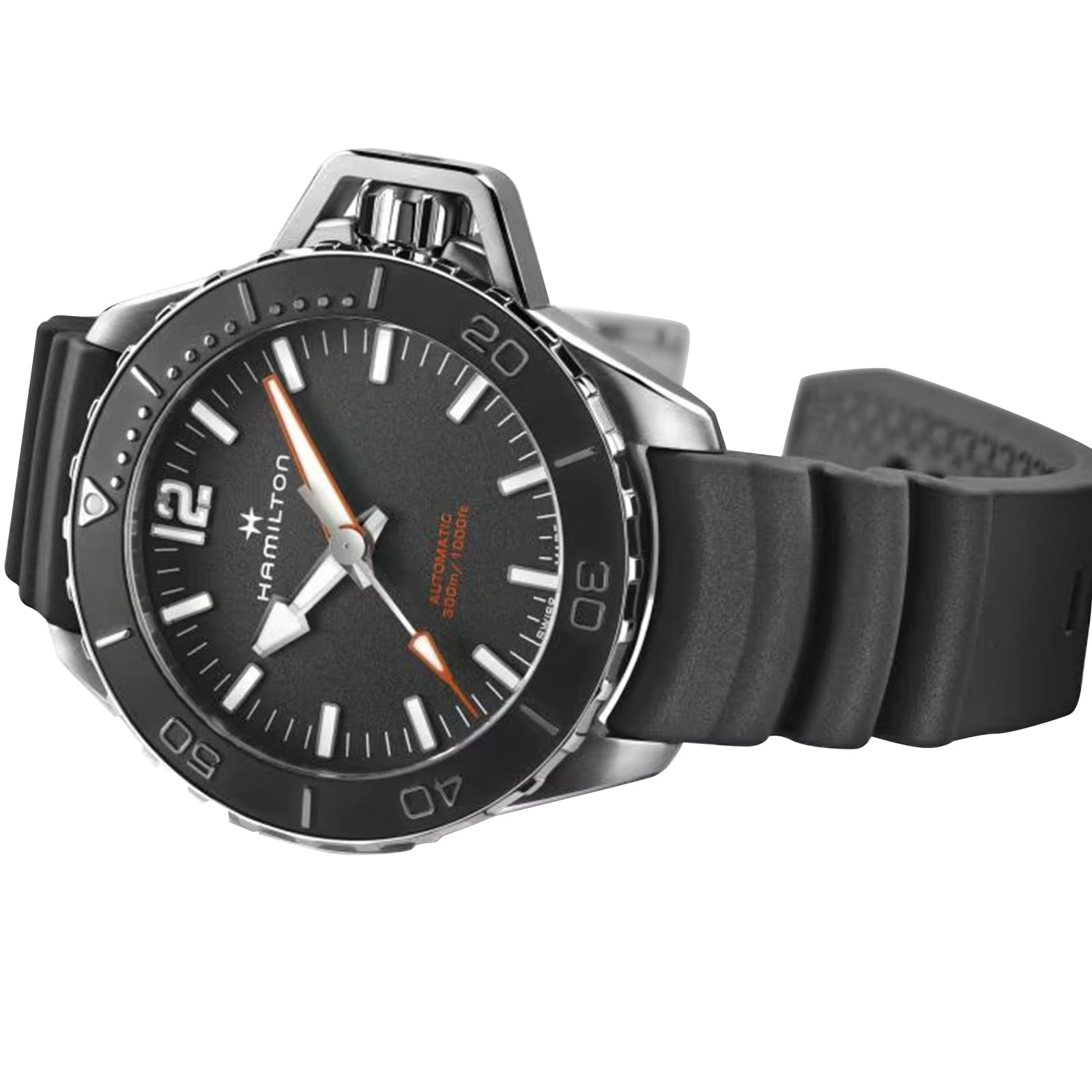 Hamilton Khaki Navy H77825330 Automatic Black - 46mm Stainless Steel - Image 3