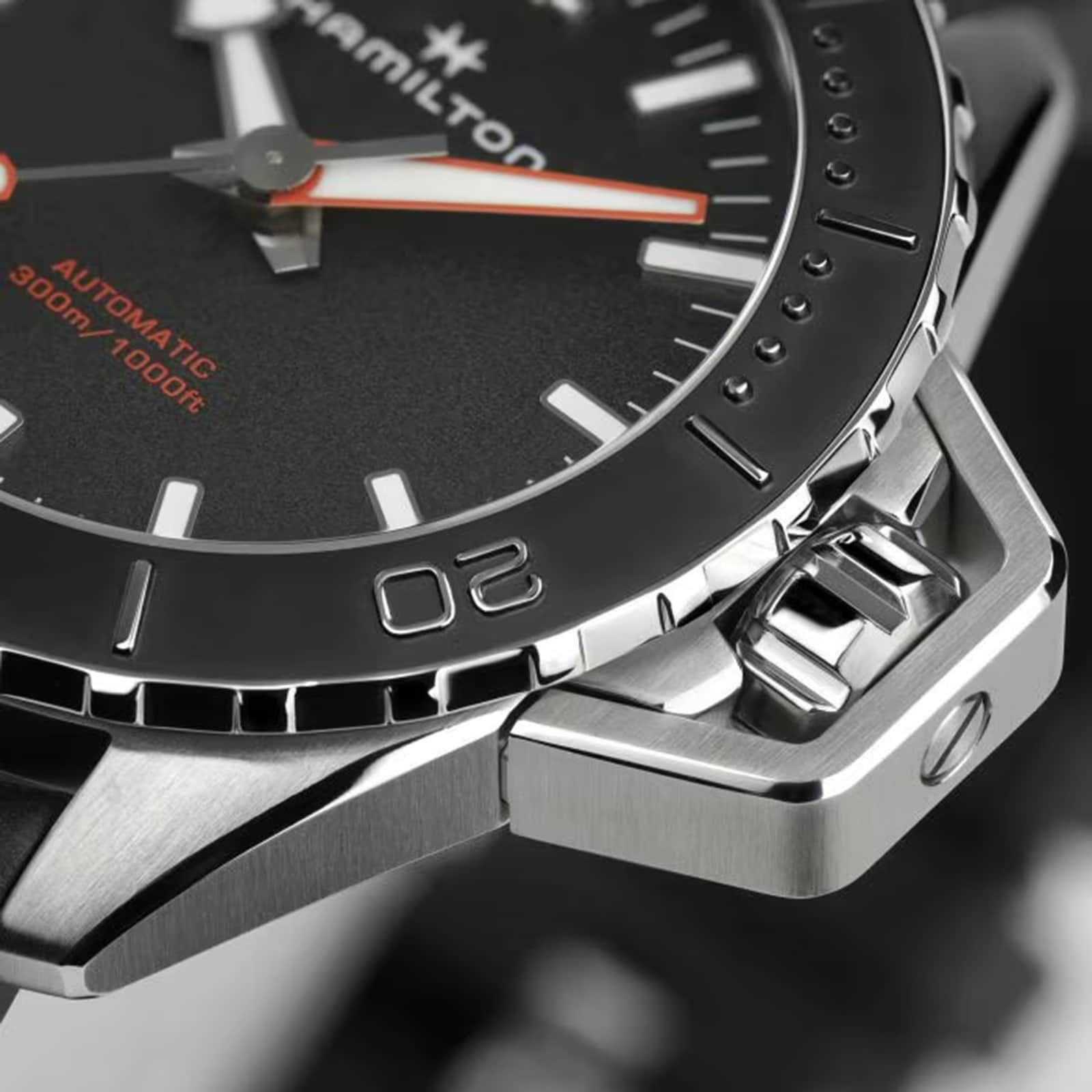 Hamilton Khaki Navy H77825330 Automatic Black - 46mm Stainless Steel - Image 4