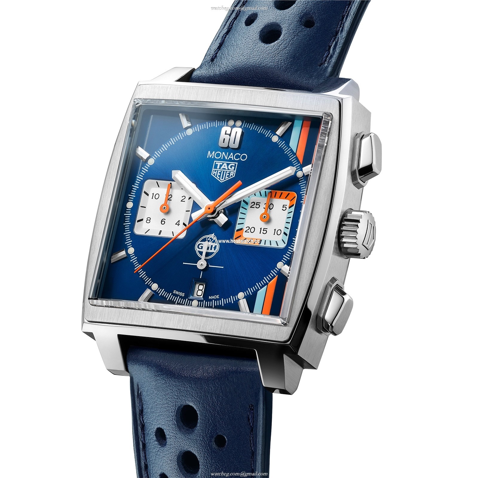 TAG Heuer Monaco CBL2115.FC6494 Automatic Blue Dial 39mm Steel Watch - Image 2
