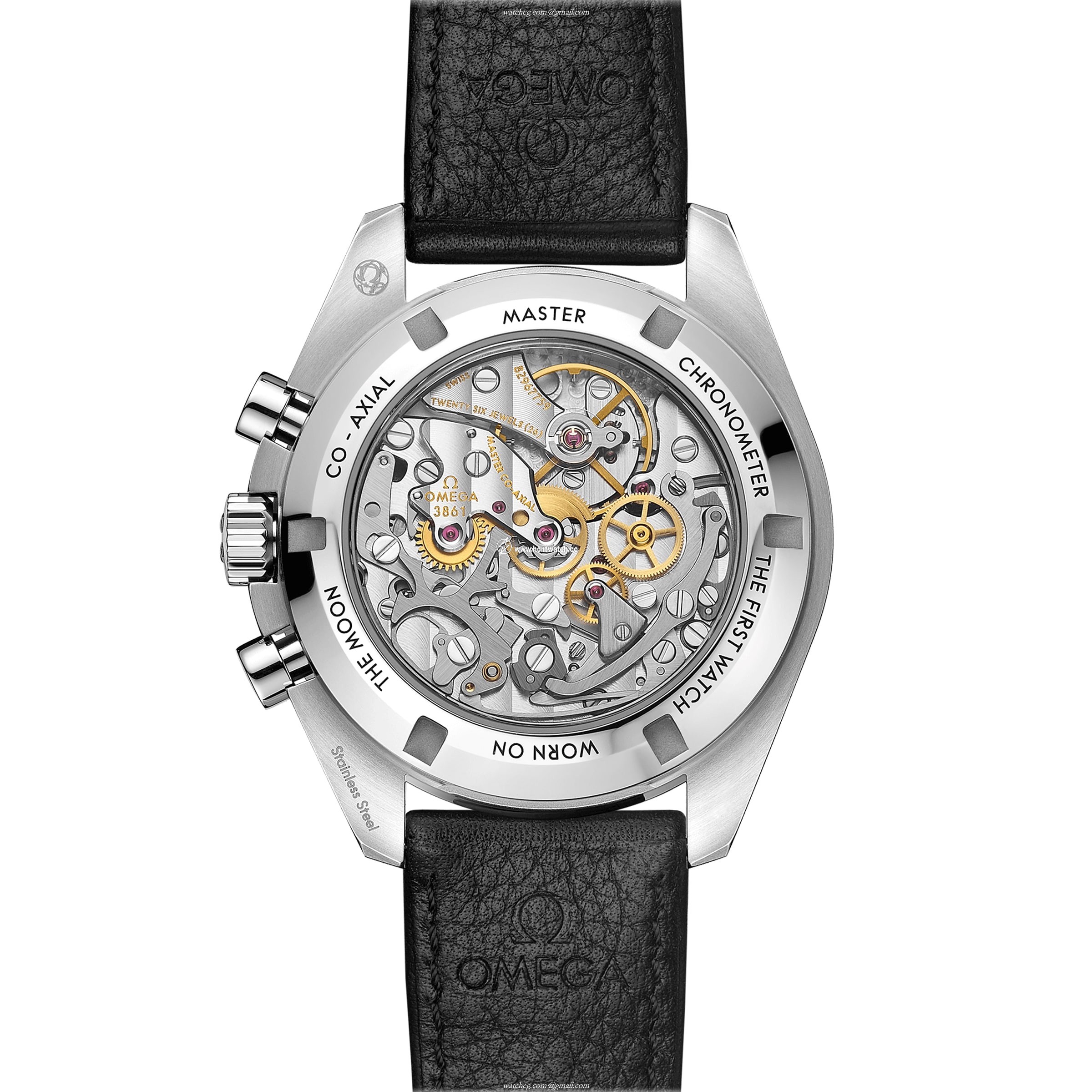Omega Speedmaster Moonwatch - 42mm Stainless Steel - Manual Winding Black Dial - Image 2