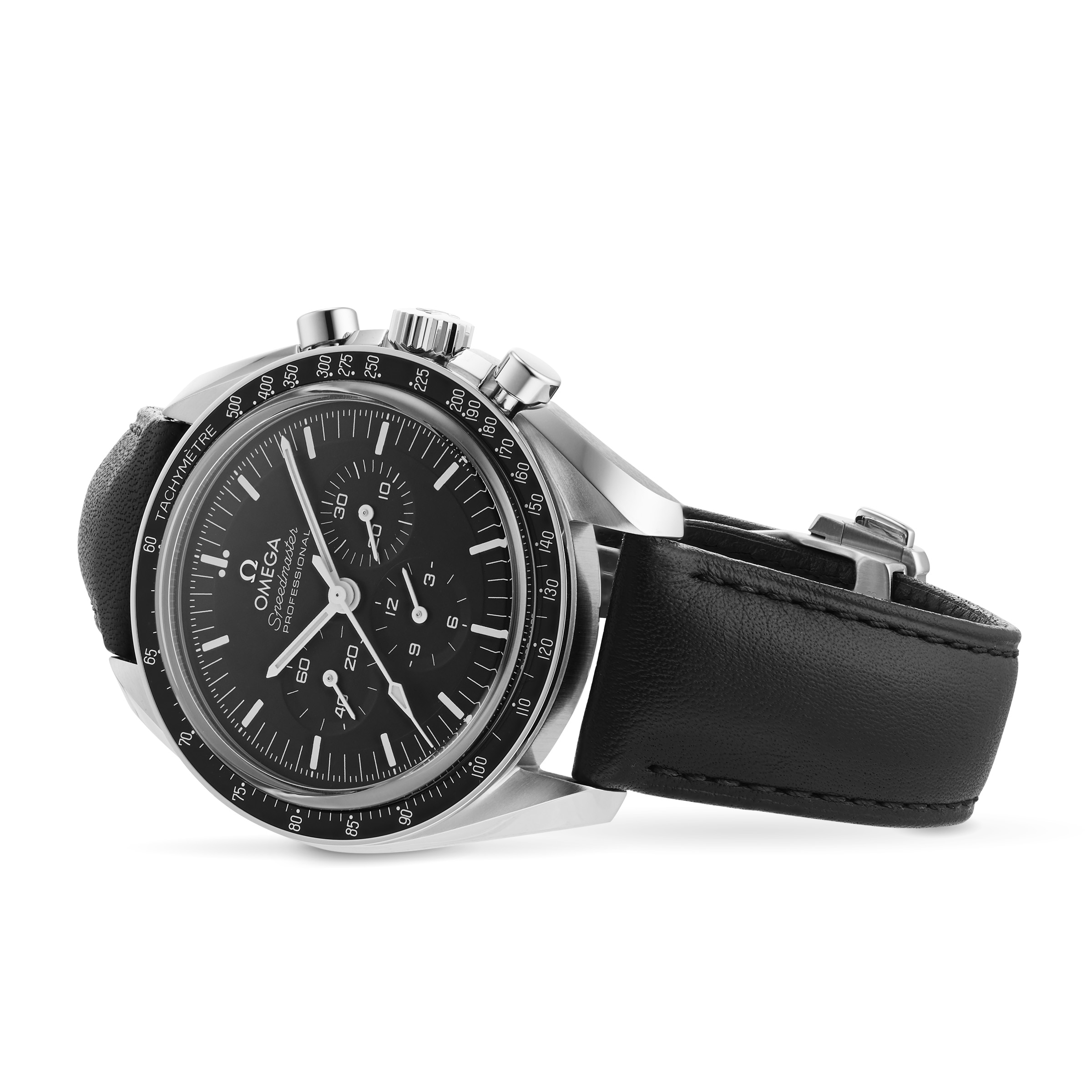 Omega Speedmaster Moonwatch - 42mm Stainless Steel - Manual Winding Black Dial - Image 4