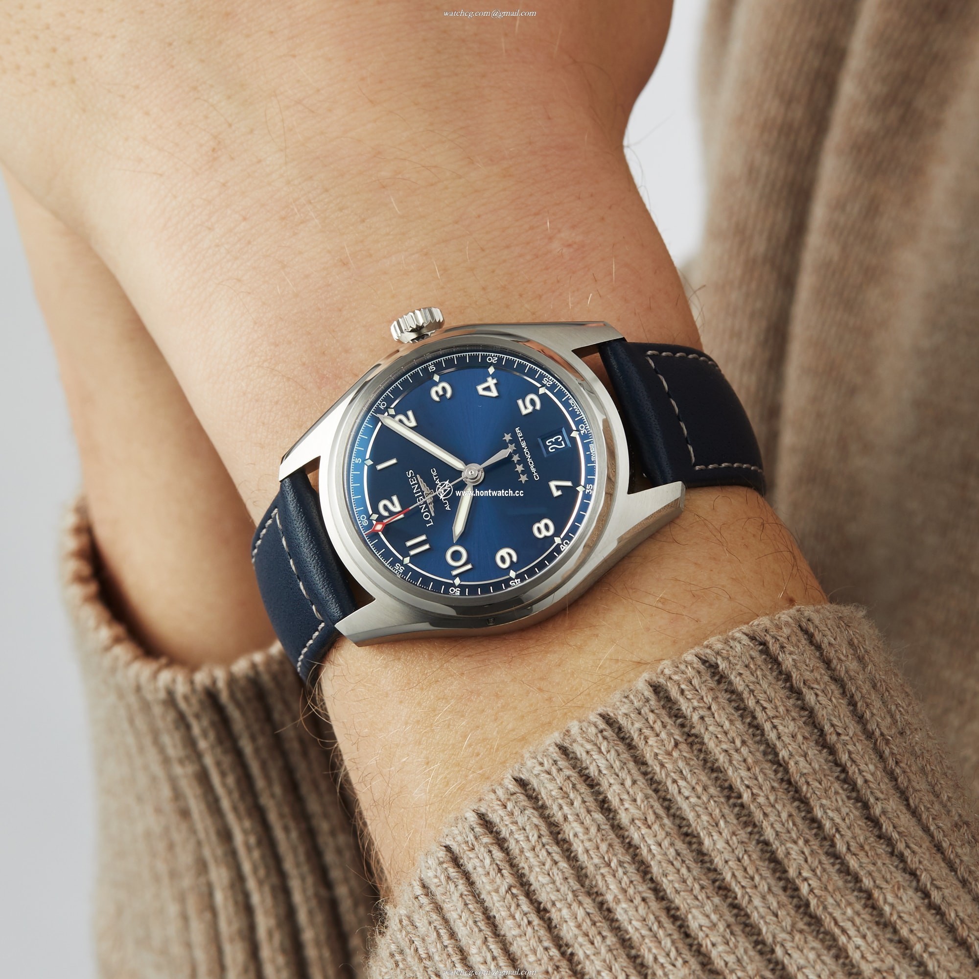 Longines Spirit L34104930 | 42mm Automatic Blue Dial | Stainless Steel Watch - Image 2