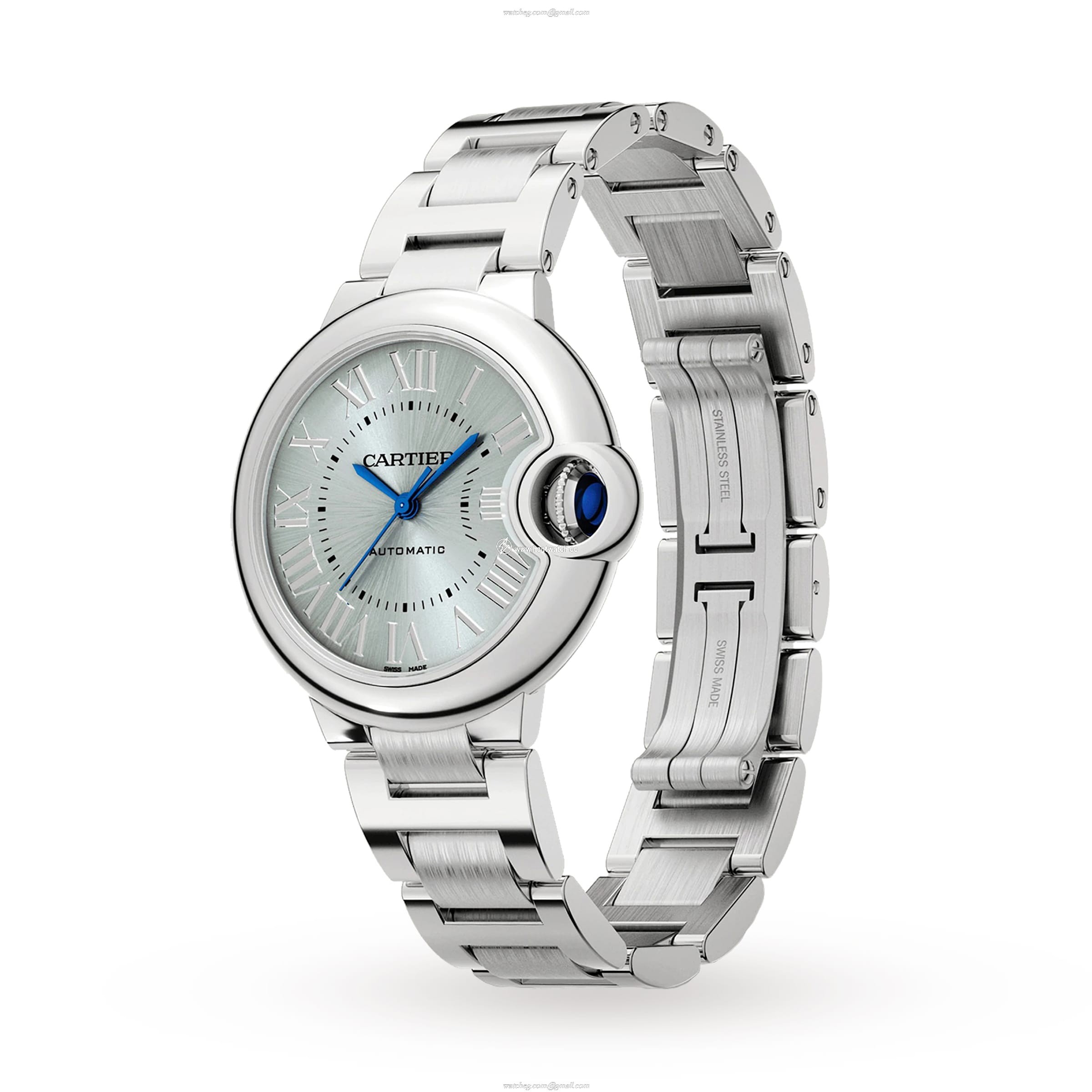 Cartier Ballon Bleu de Cartier 33mm Automatic Blue Dial Steel Watch - Image 2