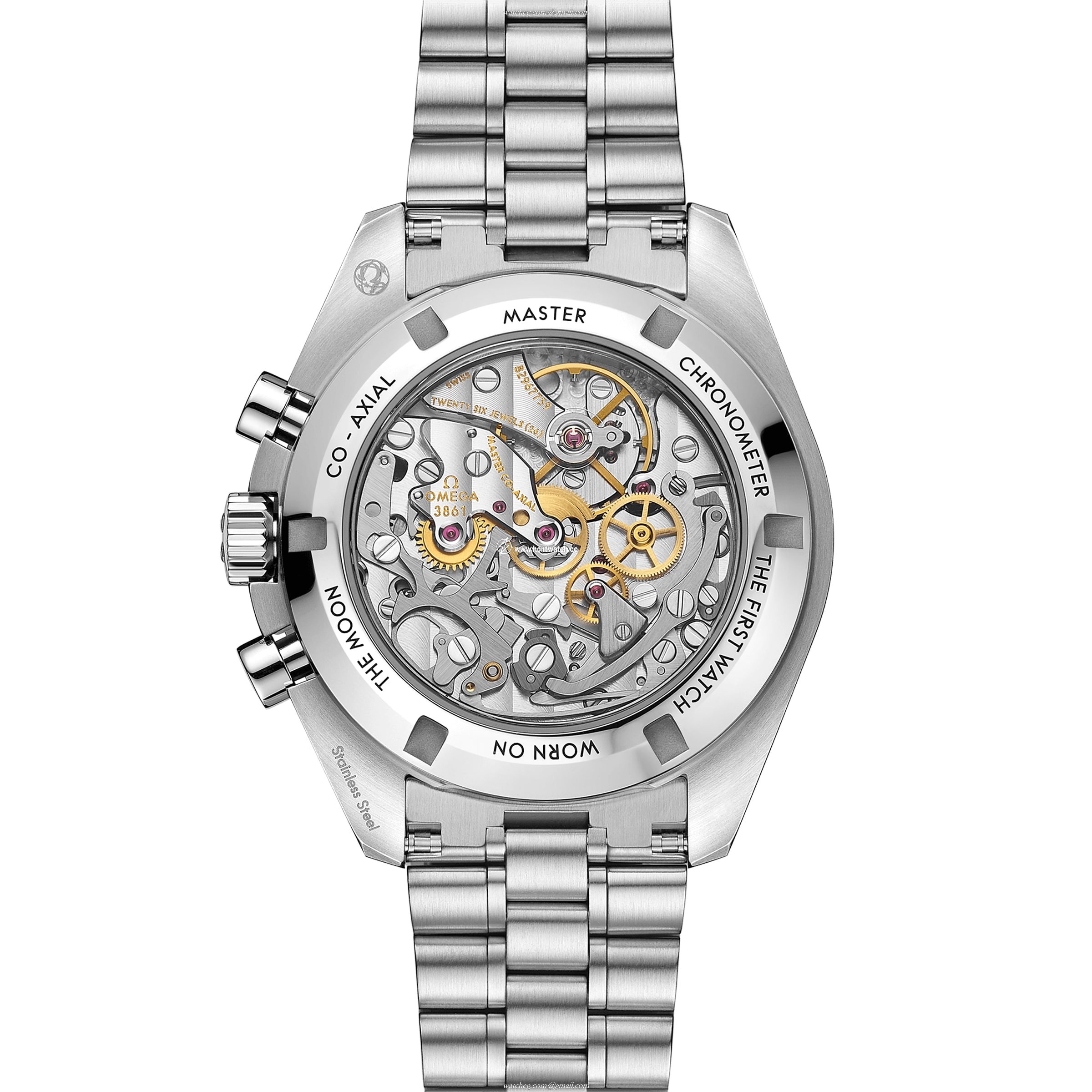 Omega Speedmaster Moonwatch - 42mm Stainless Steel - Manual Winding Black Dial - Image 2
