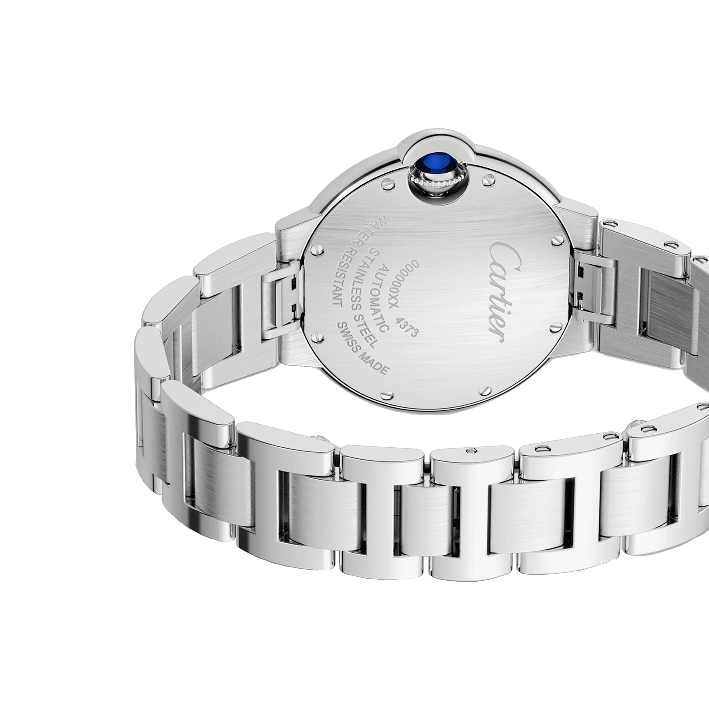 Cartier Ballon Bleu de Cartier 33mm Automatic Blue Dial Steel Watch - Image 3