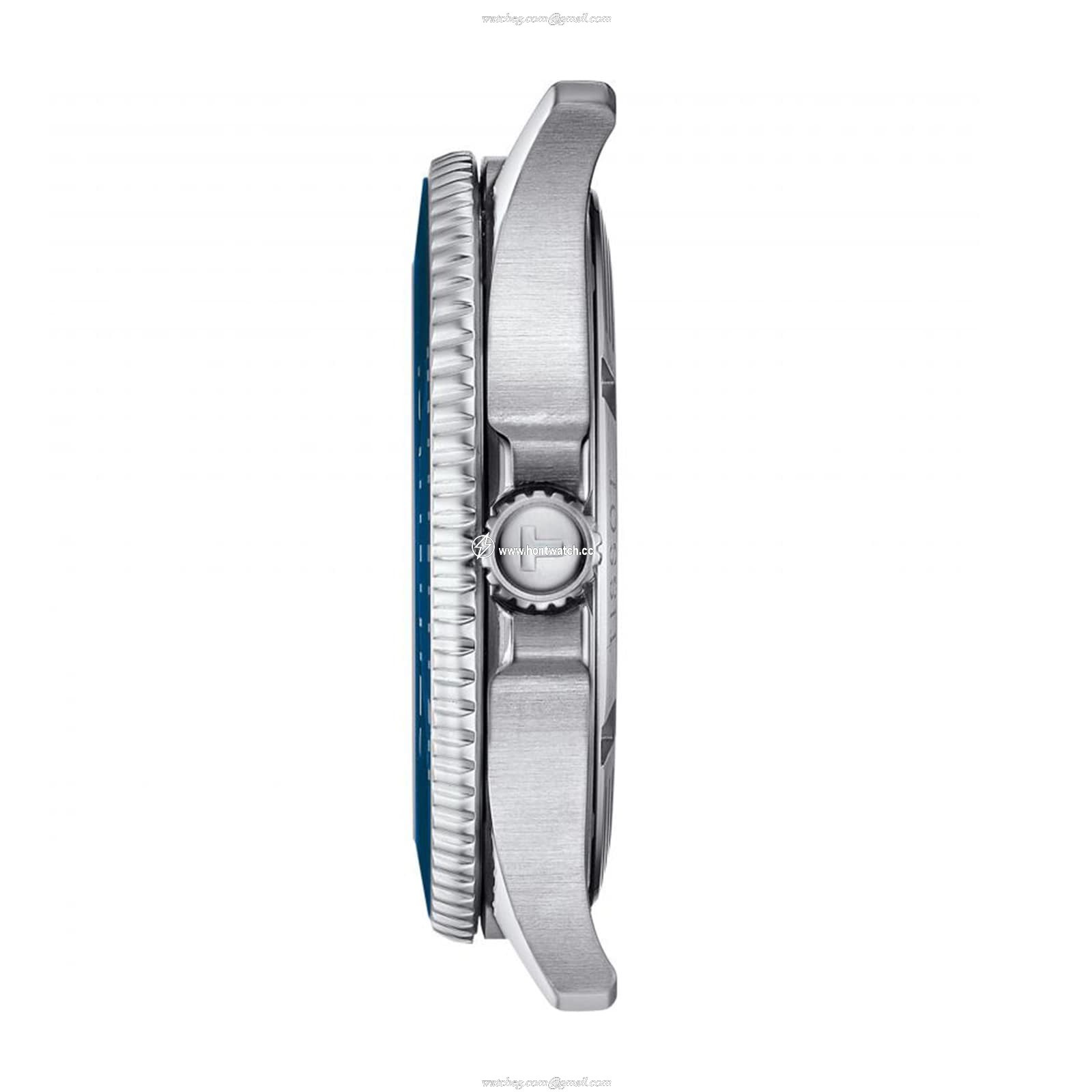 Tissot T-Sport Seastar 40mm Blue Dial Quartz Watch - Stainless Steel - Image 2