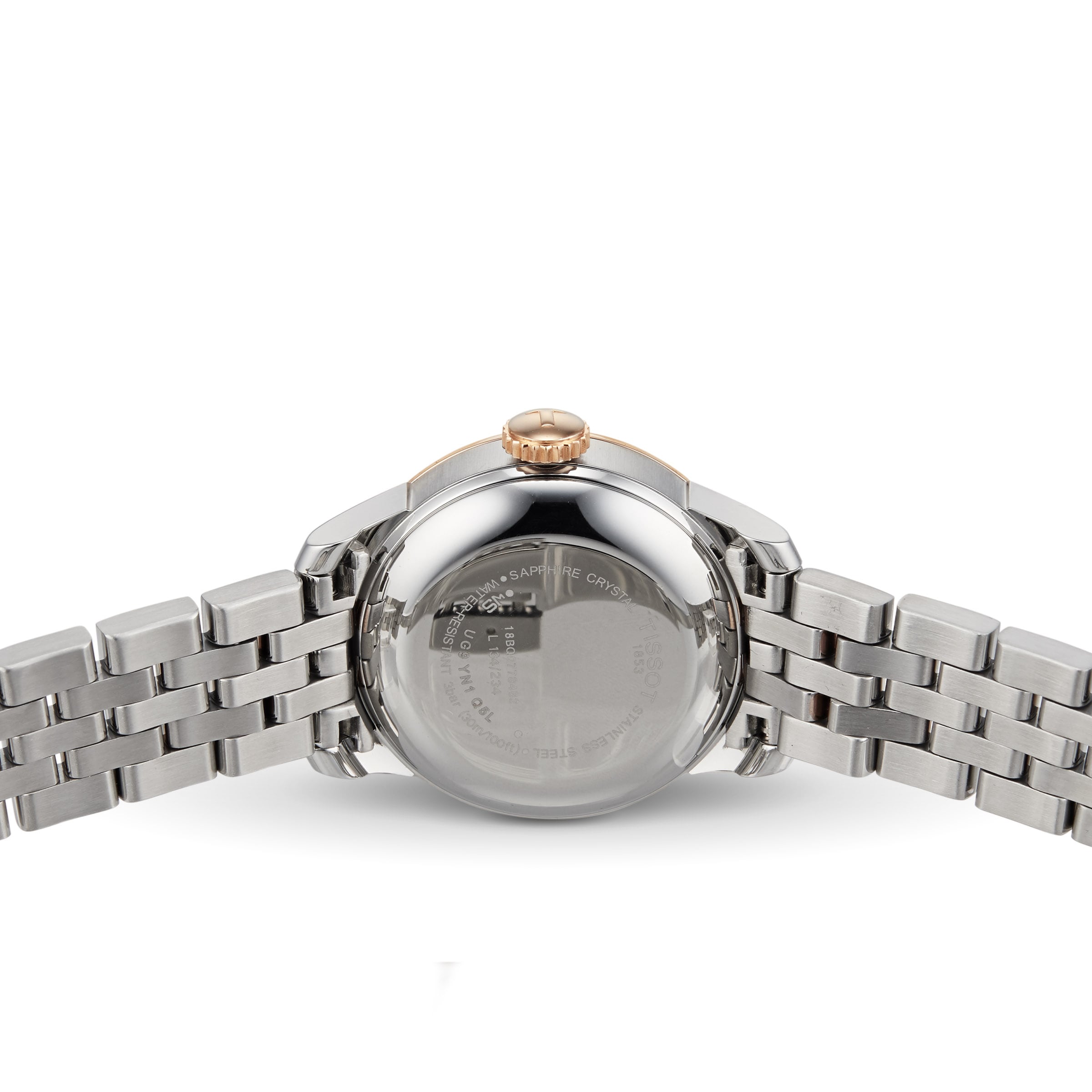 Tissot T-Classic T41218333 Automatic Silver Watch | 25mm Stainless Steel & PVD - Image 4