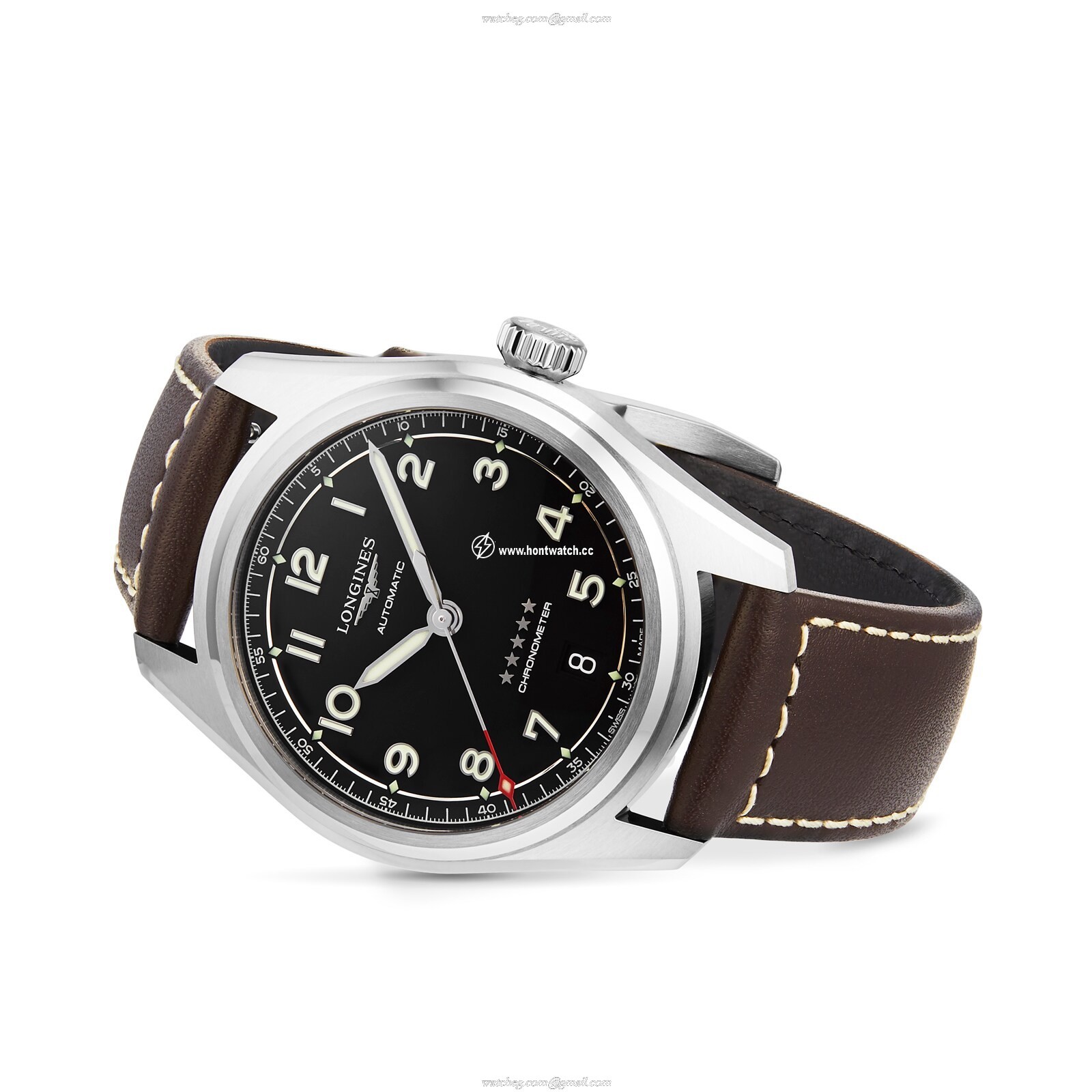 Longines Spirit L34104530 | 37mm Automatic Black Dial | Stainless Steel - Image 2