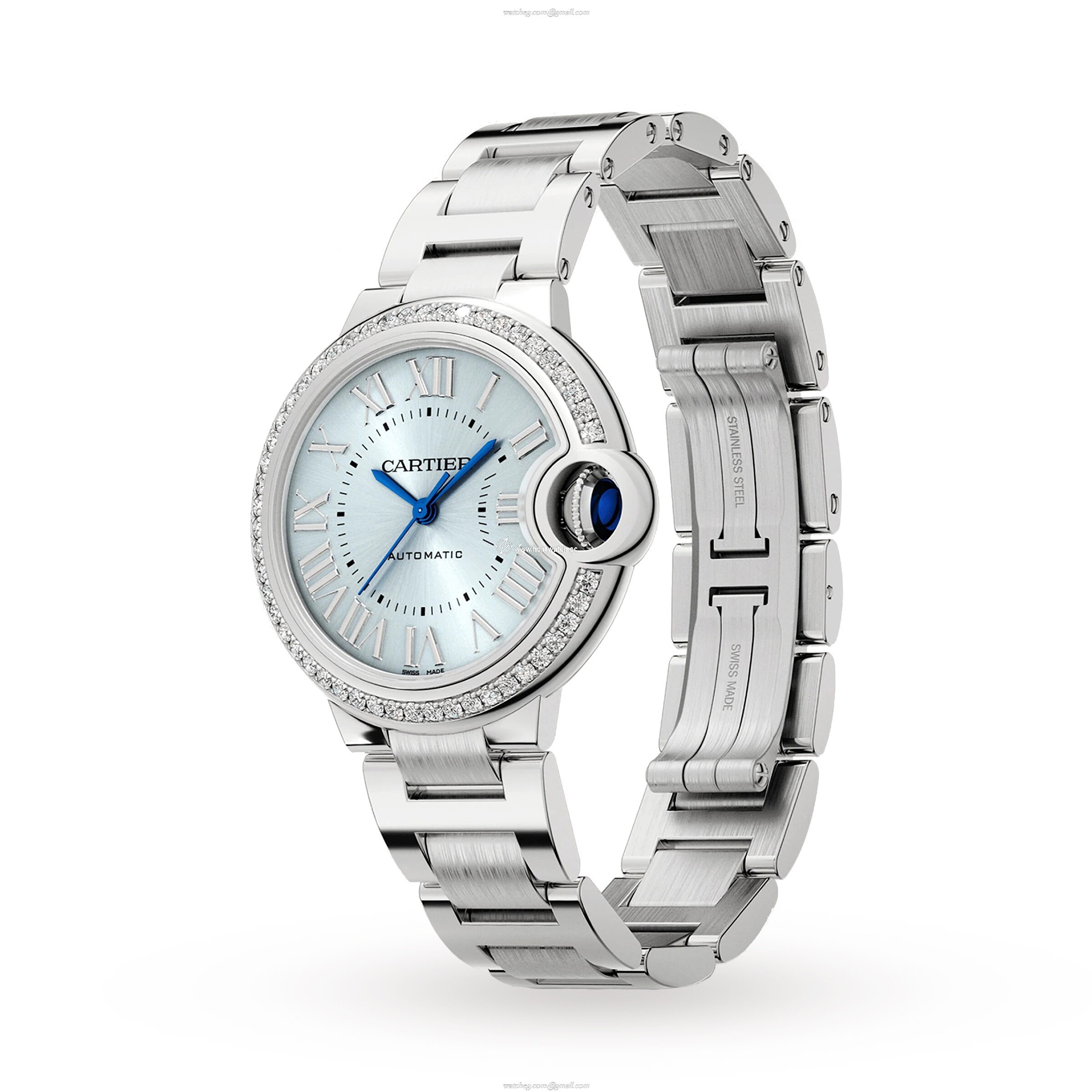 Cartier Ballon Bleu de Cartier 33mm Blue Dial - Automatic Steel Watch - Image 2