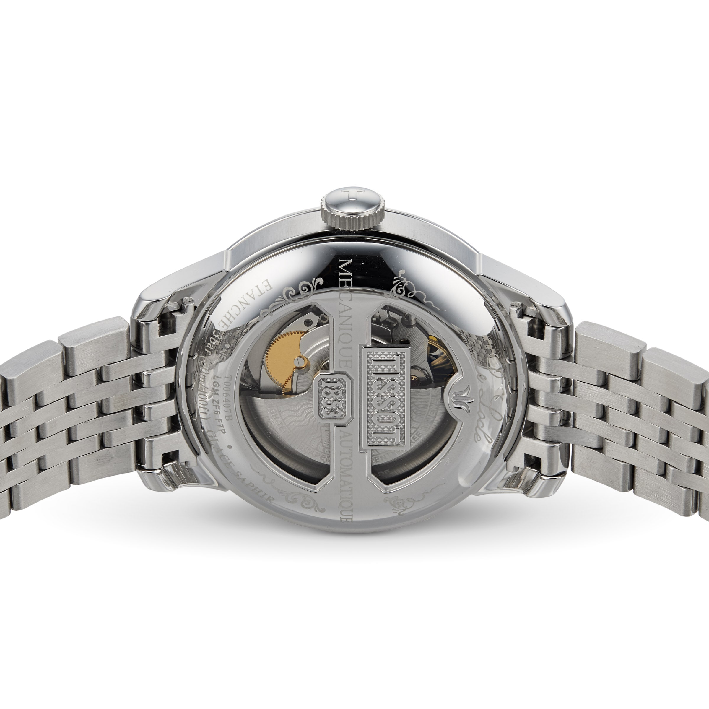 Tissot T-Classic Automatic Watch - Silver Dial | 39.5mm Stainless Steel - Image 4