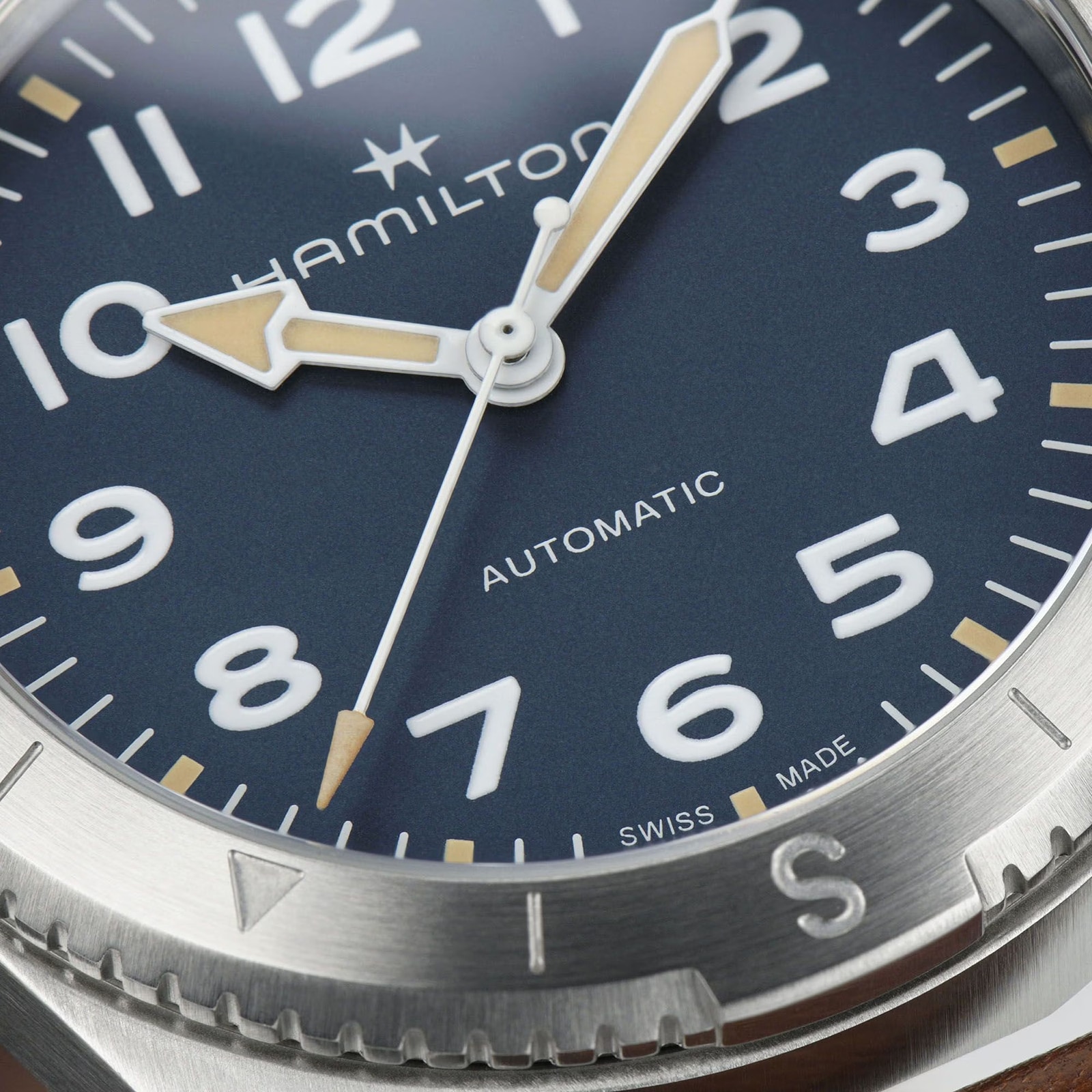 Hamilton Khaki Field H70225540 Automatic Blue Watch - 37mm Stainless Steel - Image 4