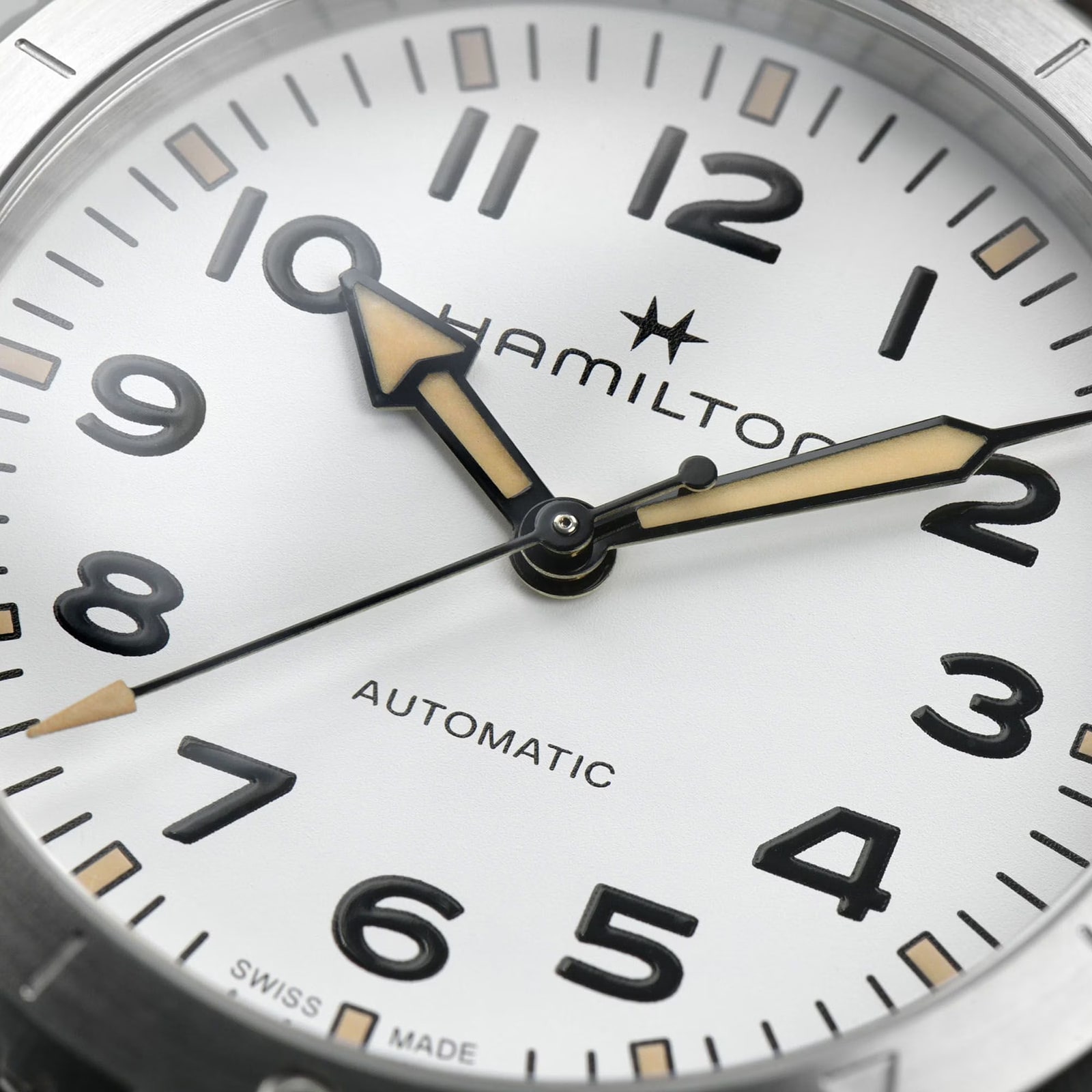 Hamilton Khaki Field H70225510 Automatic Watch - 37mm Stainless Steel - White Dial - Image 3