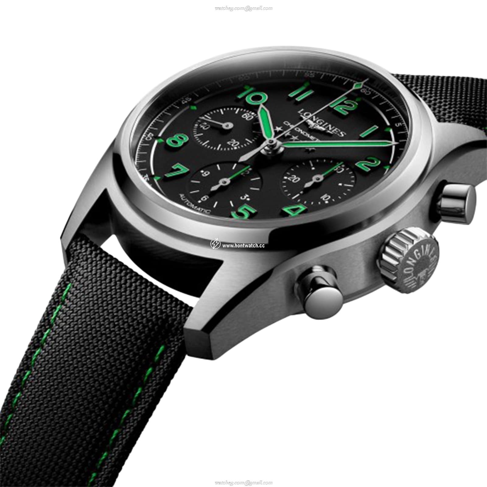 Longines Spirit L38291532 Titanium Automatic Black - 42mm Pilot Watch - Image 2