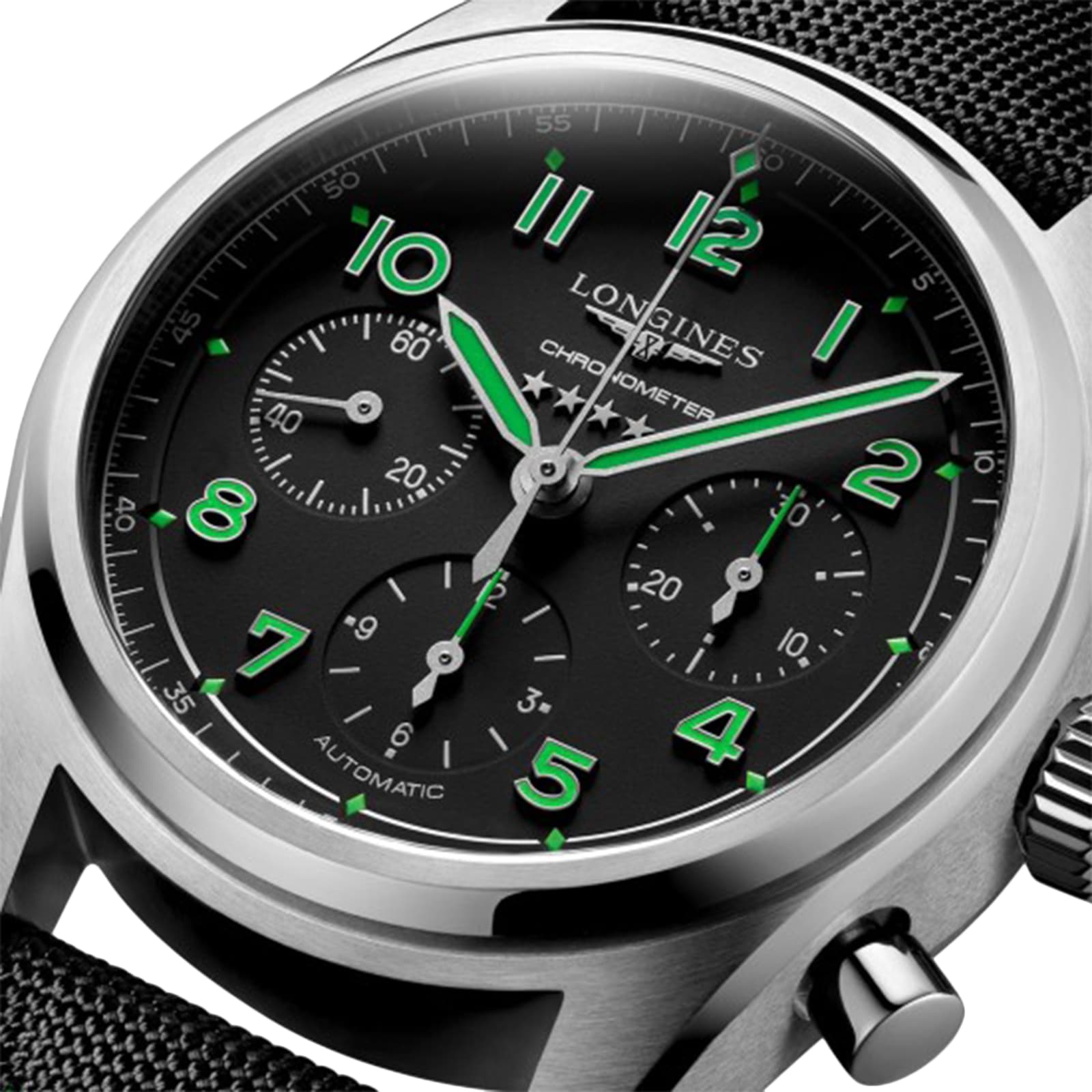 Longines Spirit L38291532 Titanium Automatic Black - 42mm Pilot Watch - Image 3