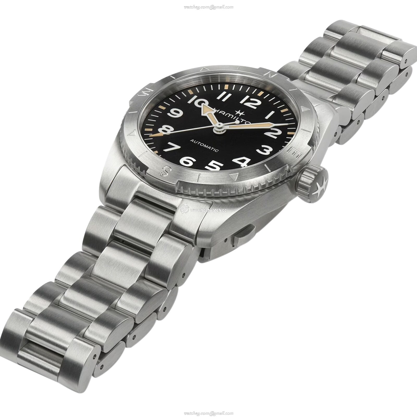 Hamilton Khaki Field H70225130 Automatic Watch - 37mm Black Dial - Stainless Steel - Image 2