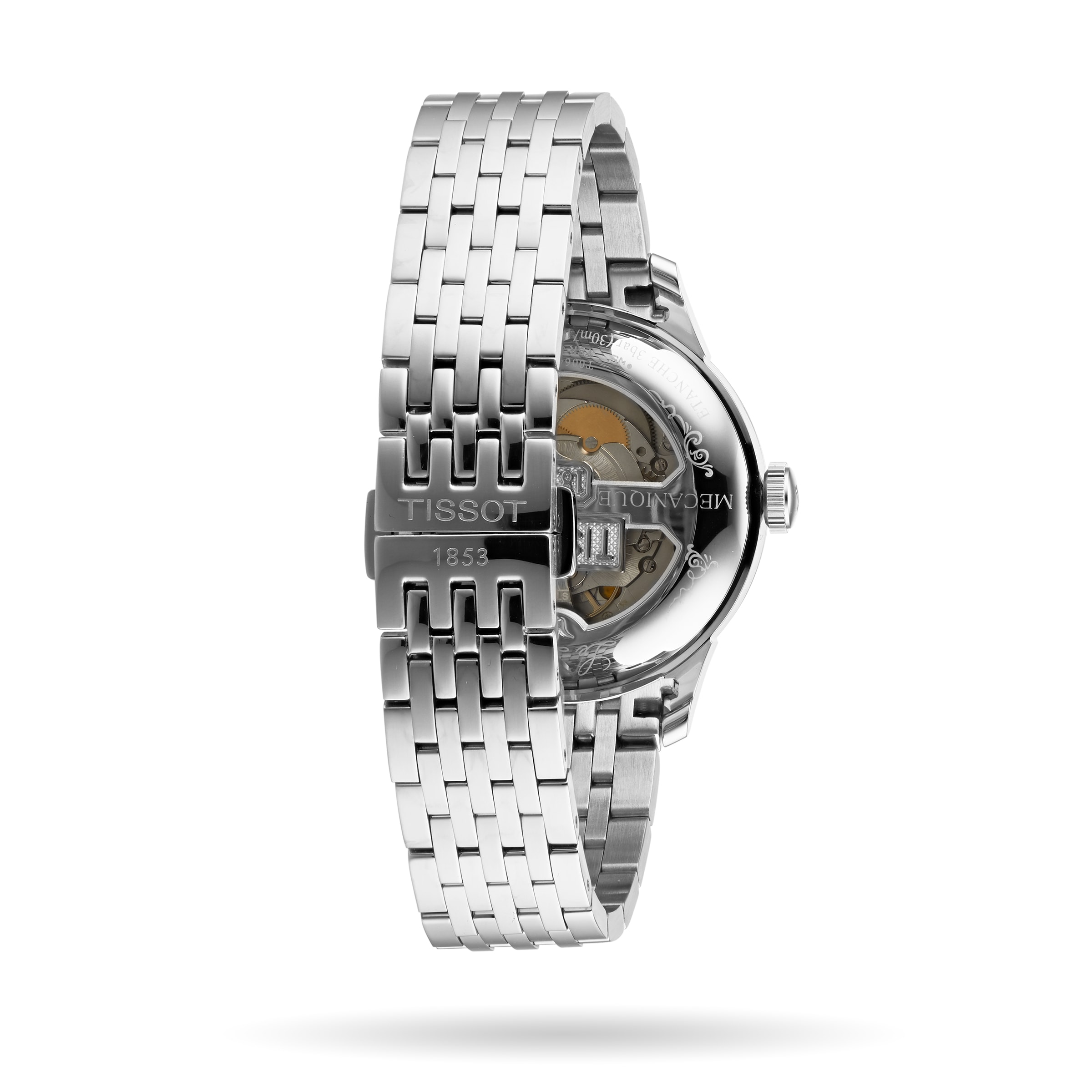 Tissot T-Classic Automatic Watch - Black Dial - Stainless Steel - 39.5mm - Image 4