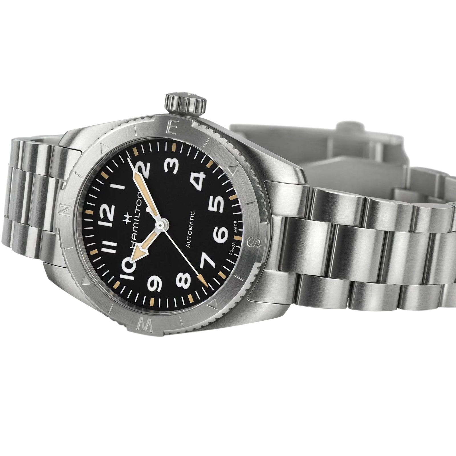 Hamilton Khaki Field H70225130 Automatic Watch - 37mm Black Dial - Stainless Steel - Image 3