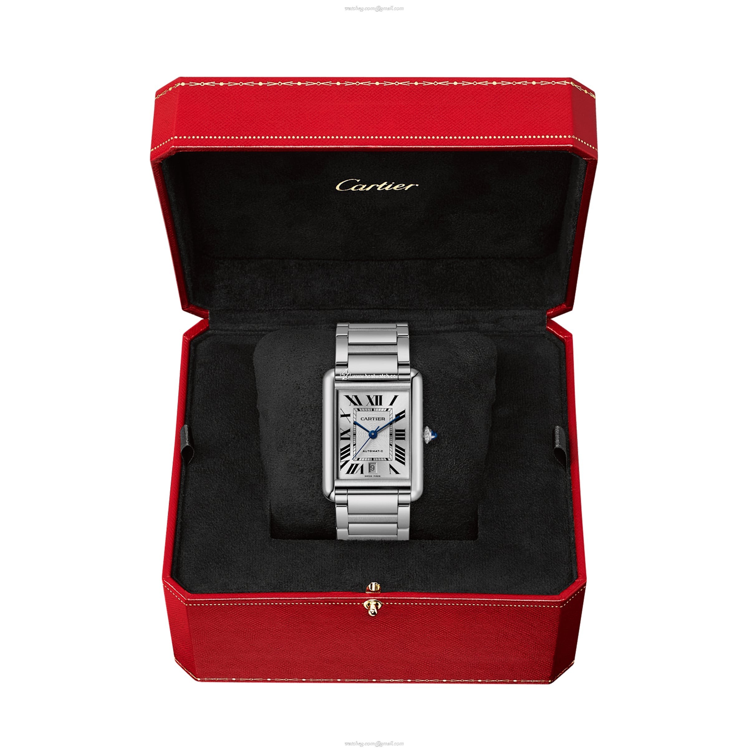 Cartier Tank Must WSTA0053 Automatic Watch - 41mm Steel Silver Dial - Image 2
