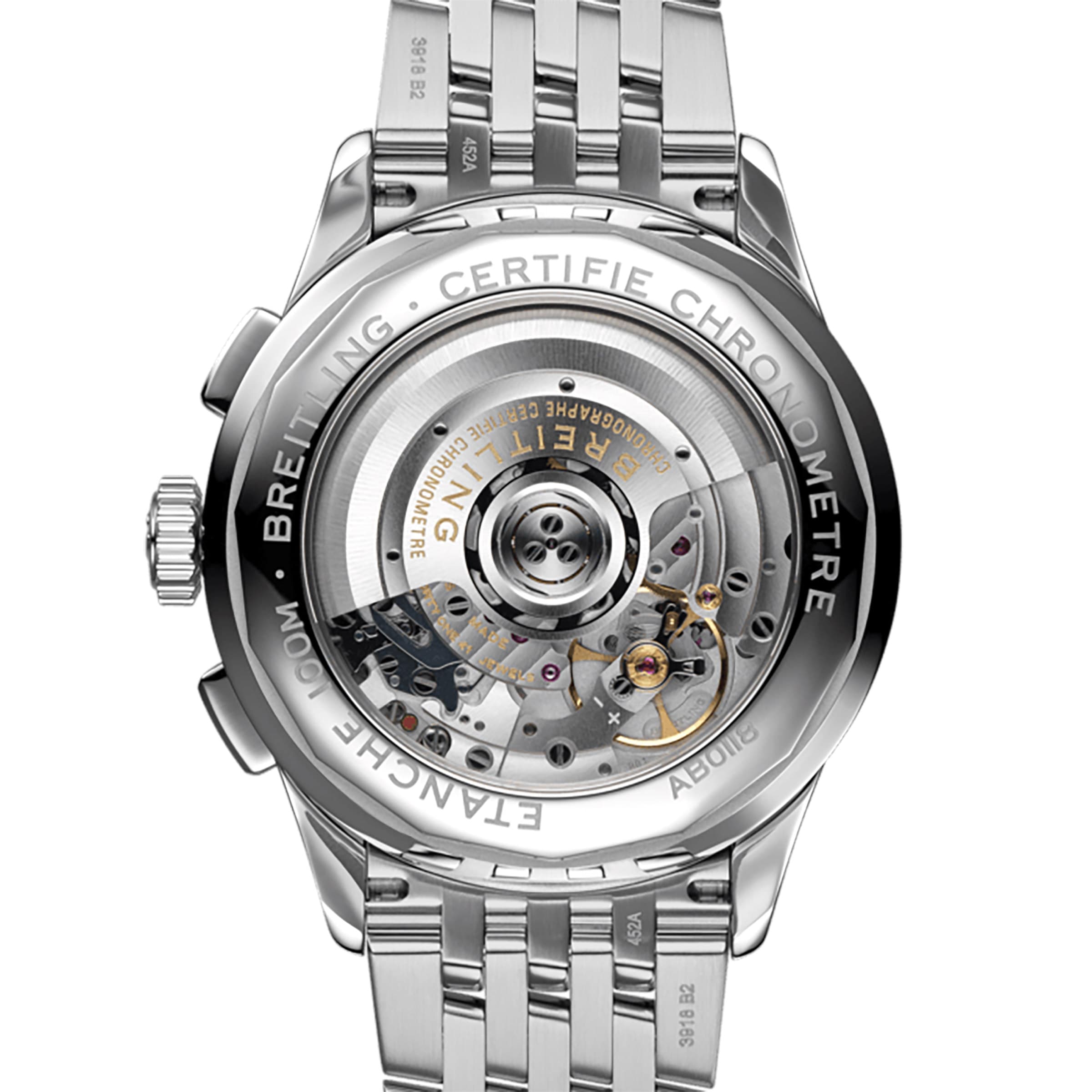 Breitling Premier AB0118221G1A1 | 42mm Stainless Steel Automatic Black Watch - Image 4
